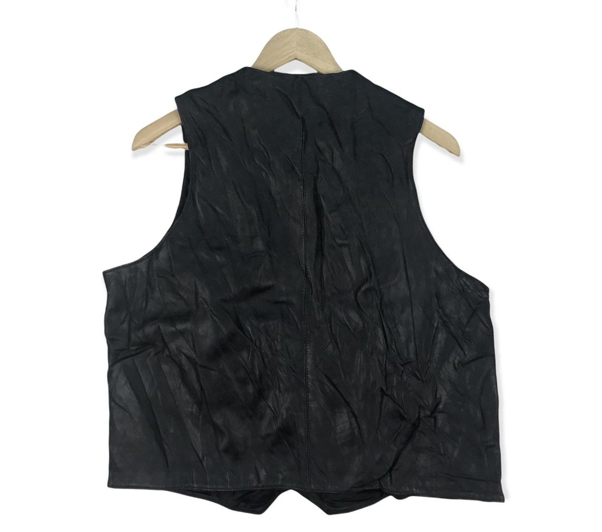Genuine Leather Vintage Tobel Motorcycle Leather Vest Size US L / EU 52-54 / 3 - 4 Thumbnail