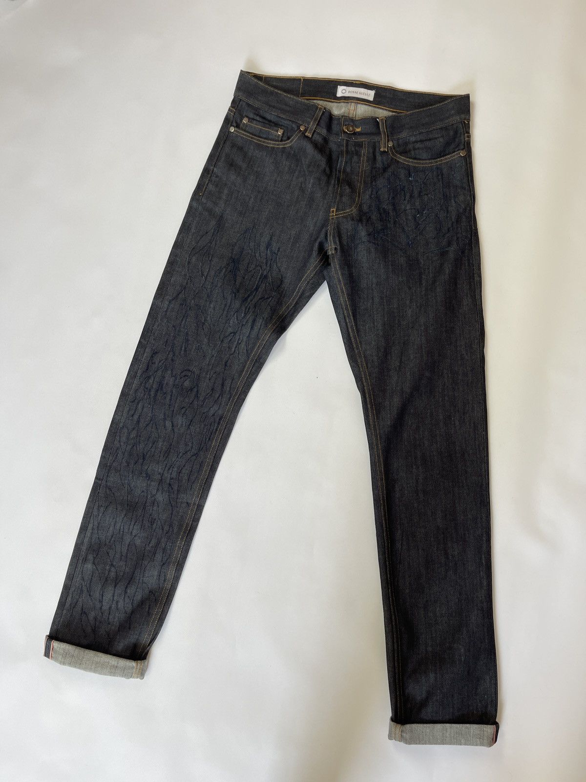 Bonnegueule Bonne Gueule Japanese style selvage denim jeans pants Size US 31 - 4 Thumbnail