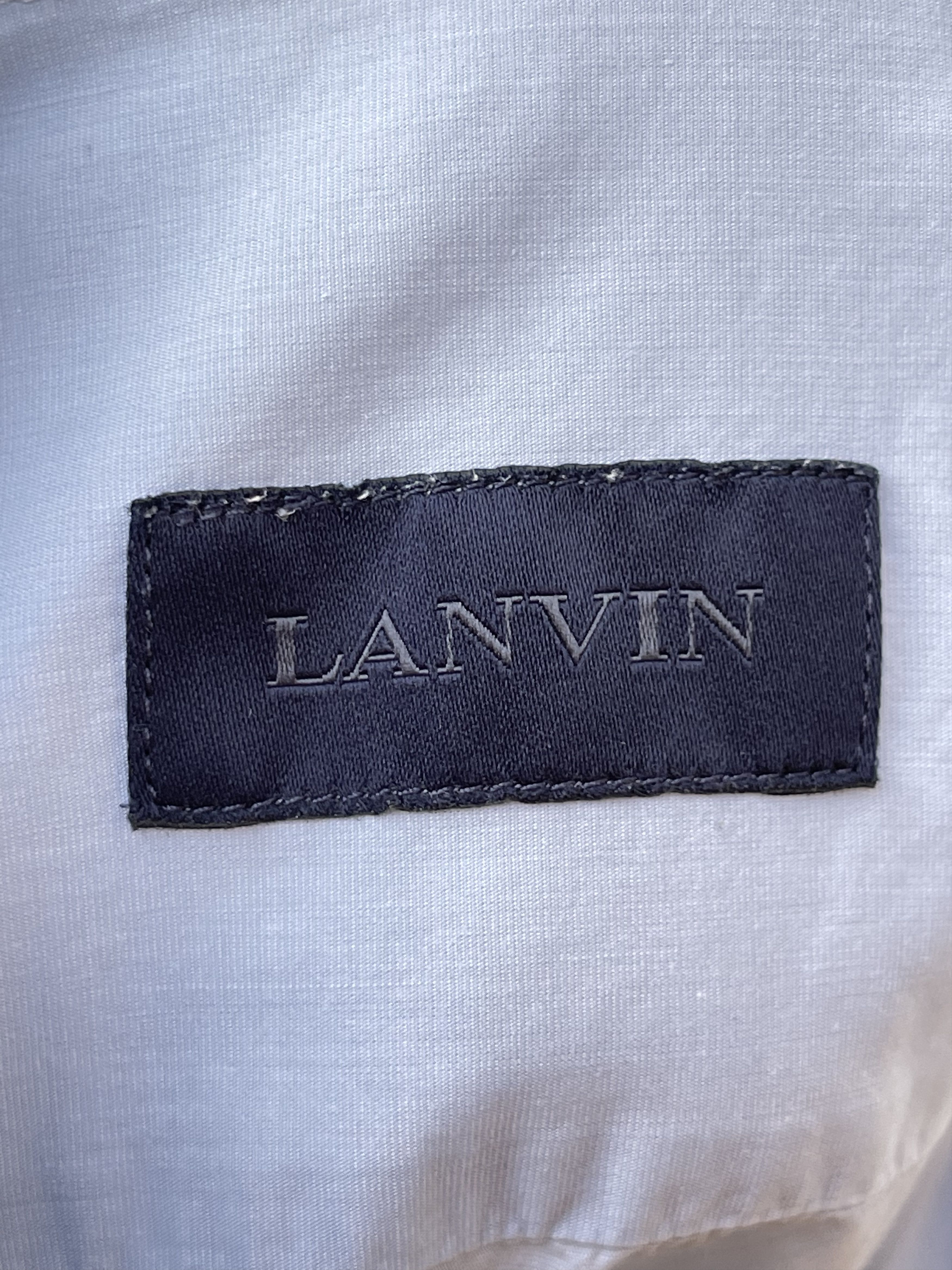 Lanvin 🔥 Lanvin Paris luxury shirt size Small cotton Size US S / EU 44-46 / 1 - 7 Thumbnail