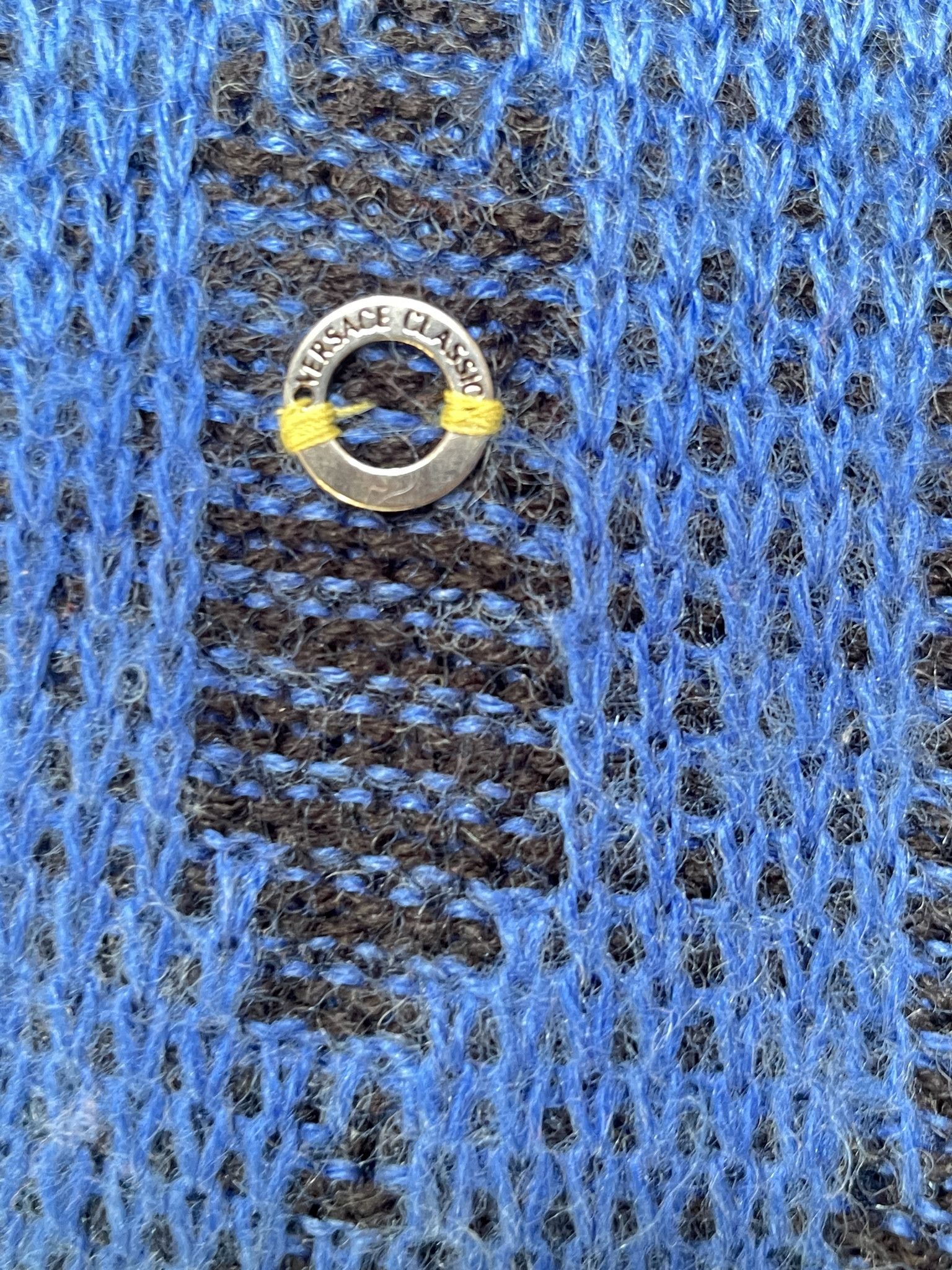 Versace 🔥 knitted versace Greca sweater jumper wool size xl wool Size US XL / EU 56 / 4 - 6 Thumbnail
