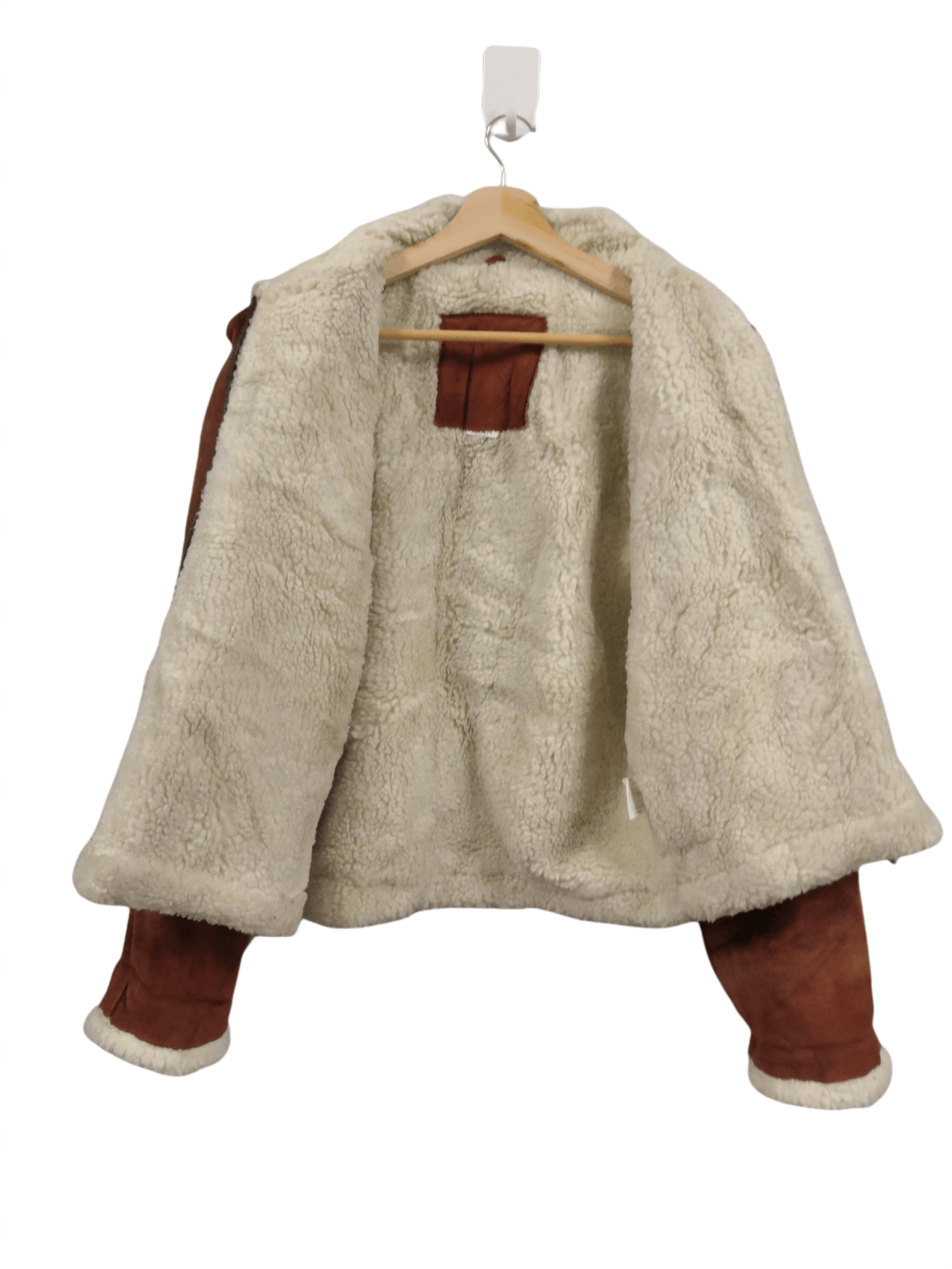 Japanese Brand Japanese Suede Sherling Leather Fur Lined Jacket Size US M / EU 48-50 / 2 - 6 Thumbnail