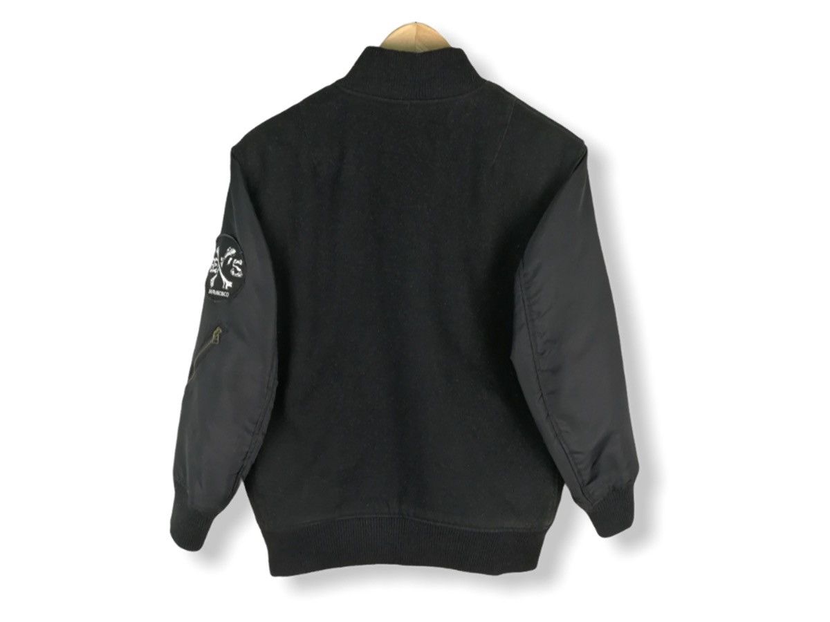 Ben Davis BEN DAVIS CROSS BONES WOOL BOMBER JACKET Size US M / EU 48-50 / 2 - 4 Thumbnail