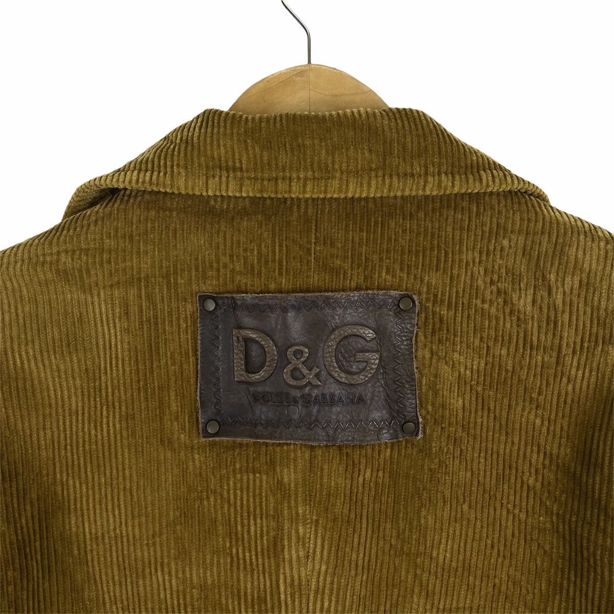 Dolce & Gabbana Vintage DOLCE & GABBANA Italy Coduroy Coat Jacket Size US XS / EU 42 / 0 - 7 Thumbnail