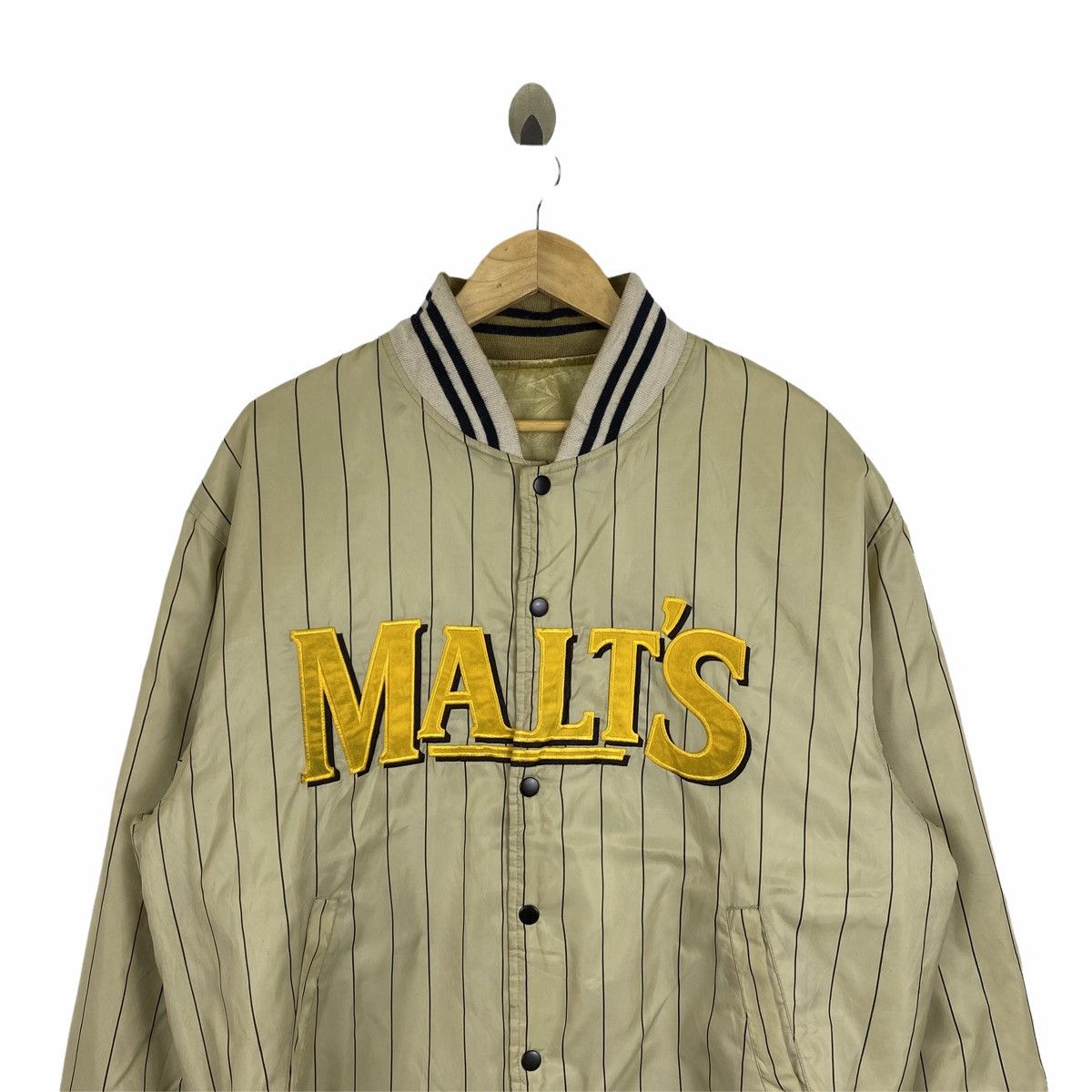 Vintage Vintage MALT’S Big Logo Reversible Bomber Varsity Jacket Size US XL / EU 56 / 4 - 7 Thumbnail