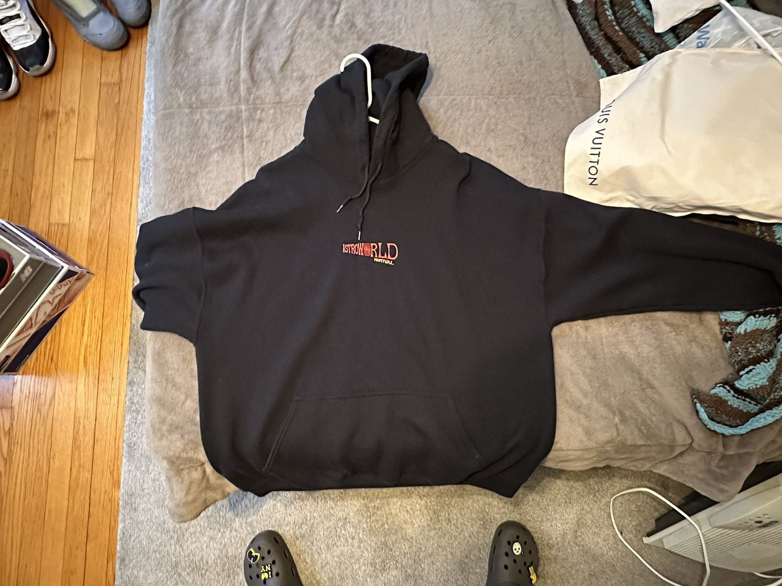 Travis Scott Travis Scott Astroworld Festival Bleached Brown Hoodie XL Grailed