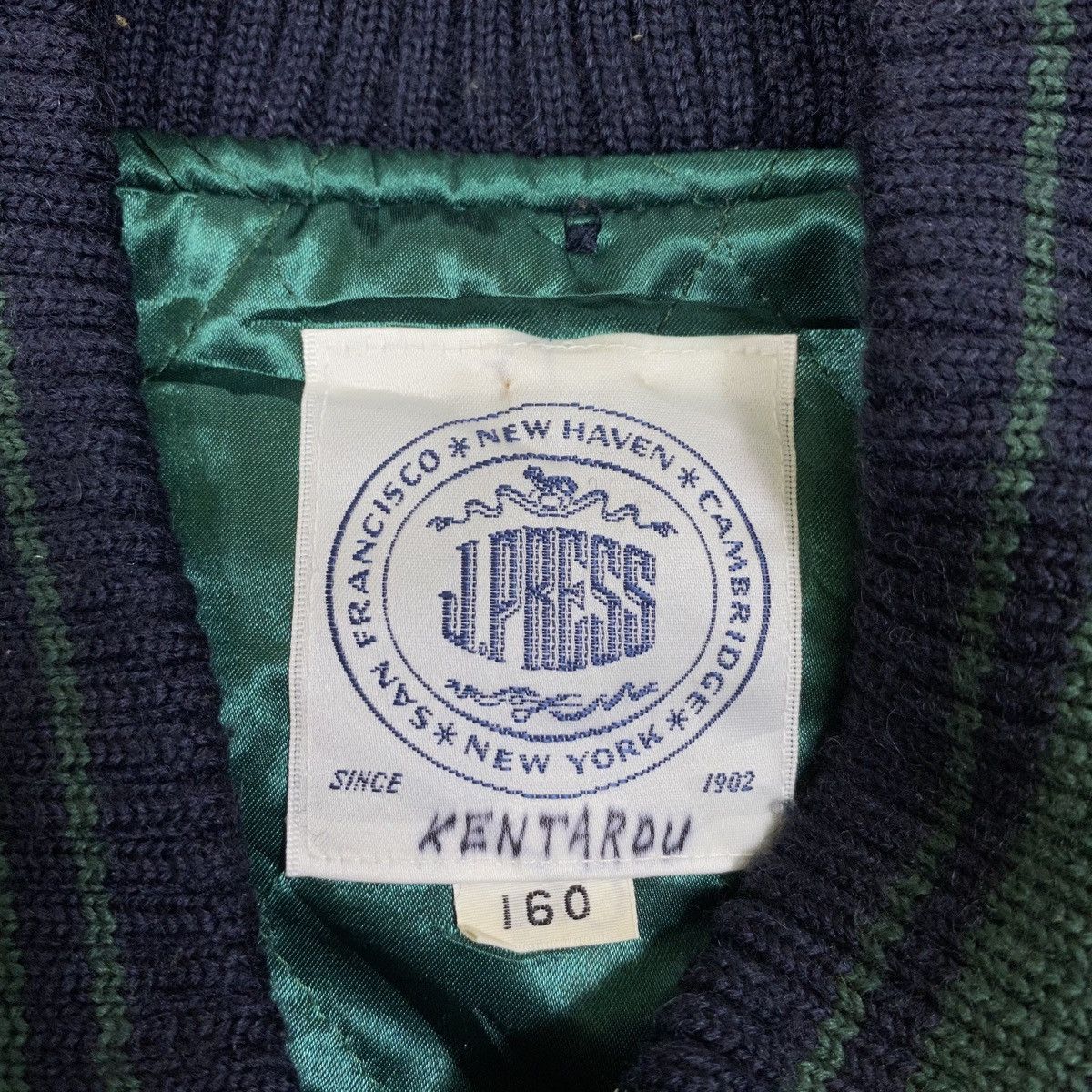 J. Press Vintage J. PRESS Ice Hockey Team 1902 Wool Varsity Jacket Size US S / EU 44-46 / 1 - 9 Thumbnail