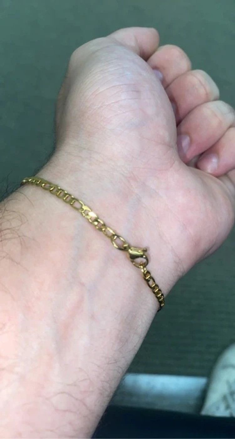 Other 14k Gold Figaro Bracelet (PVD) Size ONE SIZE - 3 Thumbnail