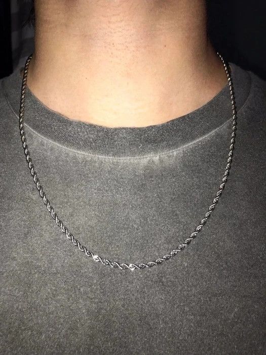 Other 14k White Gold Chain (PVD) Size ONE SIZE - 1 Preview