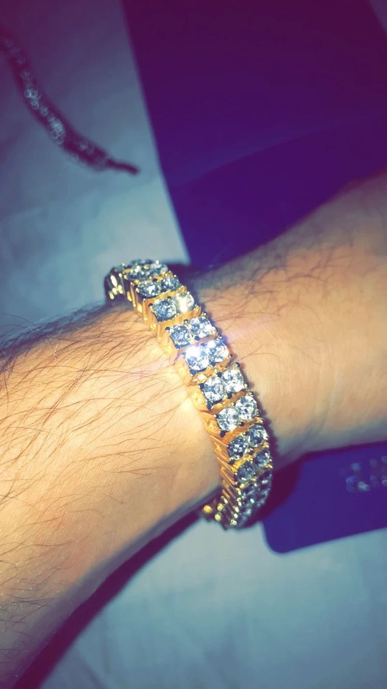 Jewelry Diamond Tennis Bracelet (Cz VVS1) Size ONE SIZE - 1 Preview
