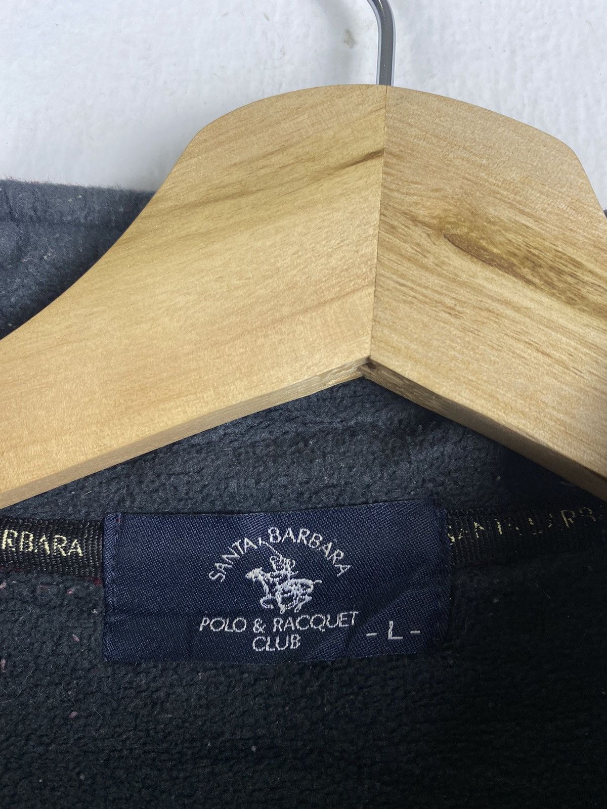 Japanese Brand Vintage Santa Barbara Polo Racquet Club Fleece Sweatshirt Size US L / EU 52-54 / 3 - 4 Thumbnail