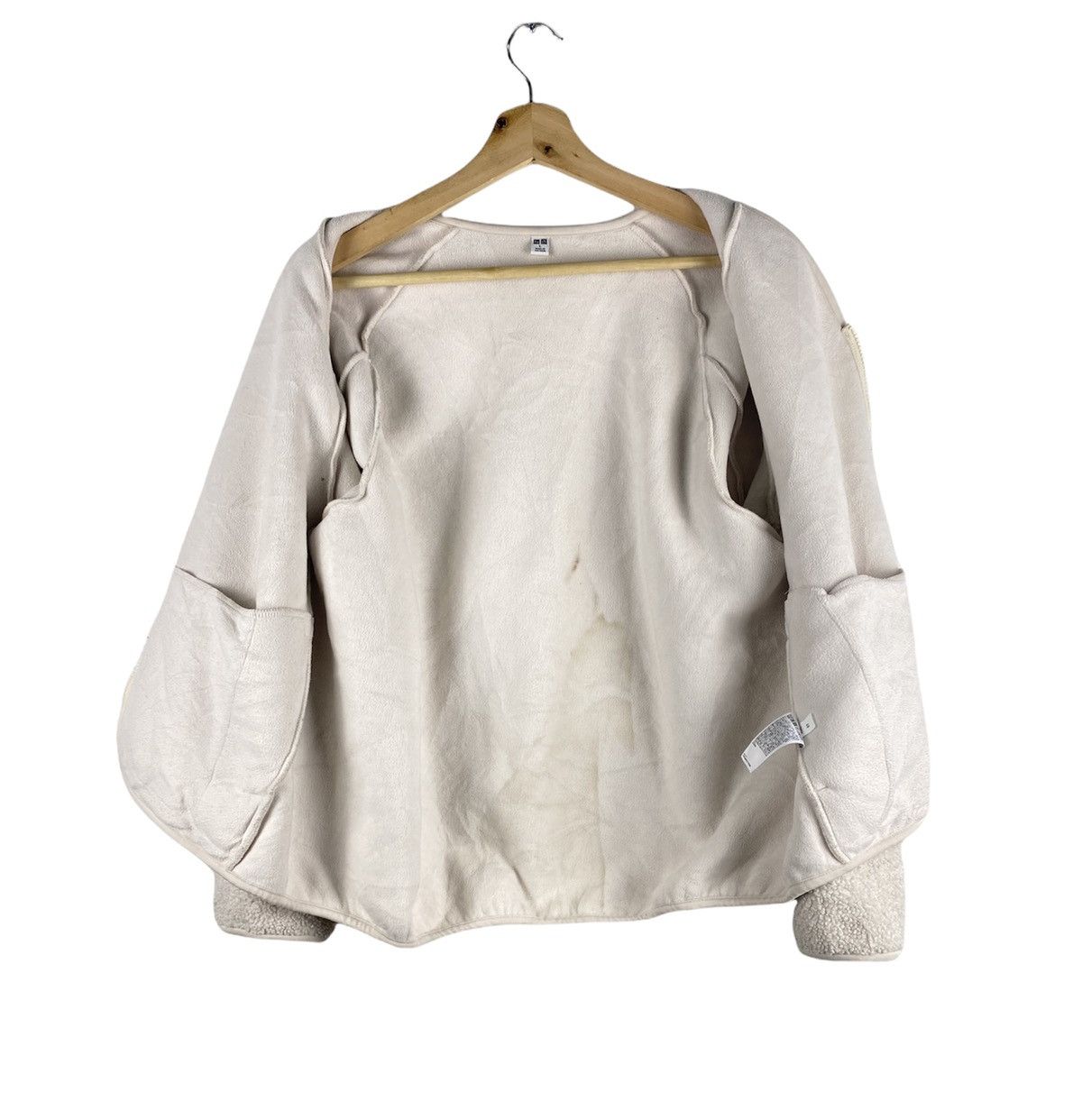 Japanese Brand STEAL 🔥 Uniqlo Sherpa Zipper Cardigan Jacket Size US L / EU 52-54 / 3 - 3 Thumbnail