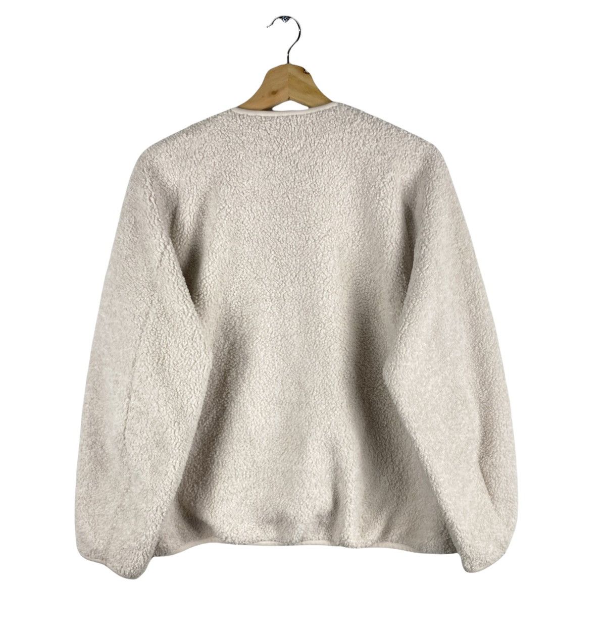 Japanese Brand STEAL 🔥 Uniqlo Sherpa Zipper Cardigan Jacket Size US L / EU 52-54 / 3 - 8 Thumbnail