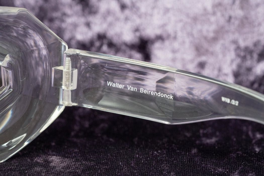 Walter Van Beirendonck x Linda Farrow WVB Diamond Mask Sunglasses