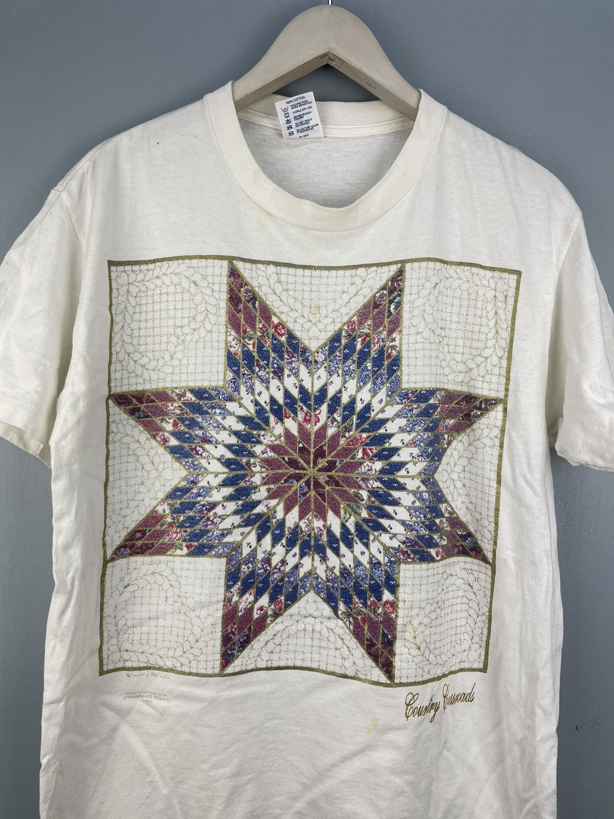 Vintage Vintage 90s crossroads designs t shirt Size US M / EU 48-50 / 2 - 3 Thumbnail