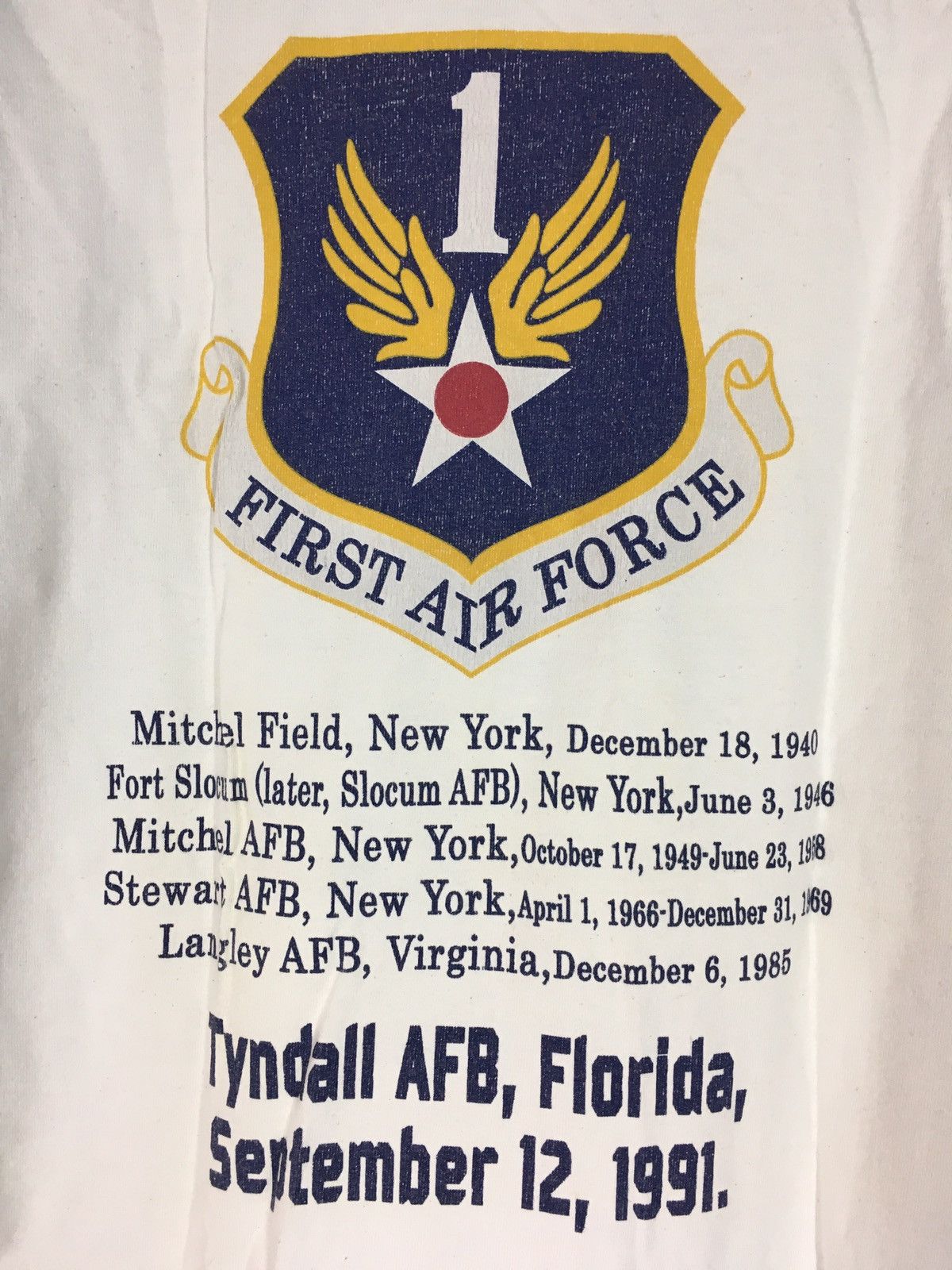 Japanese Brand U.S. Air Force Houston T-Shirt Size US M / EU 48-50 / 2 - 4 Thumbnail