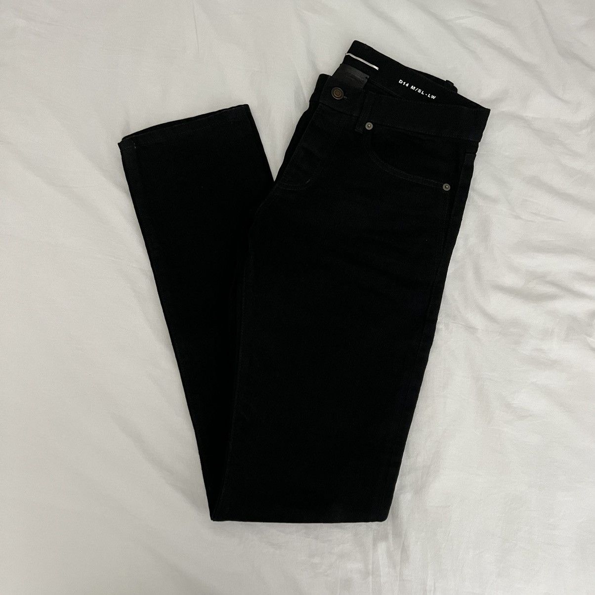 Saint Laurent Paris Saint Laurent D14 Black Denim Jeans Pants | Grailed