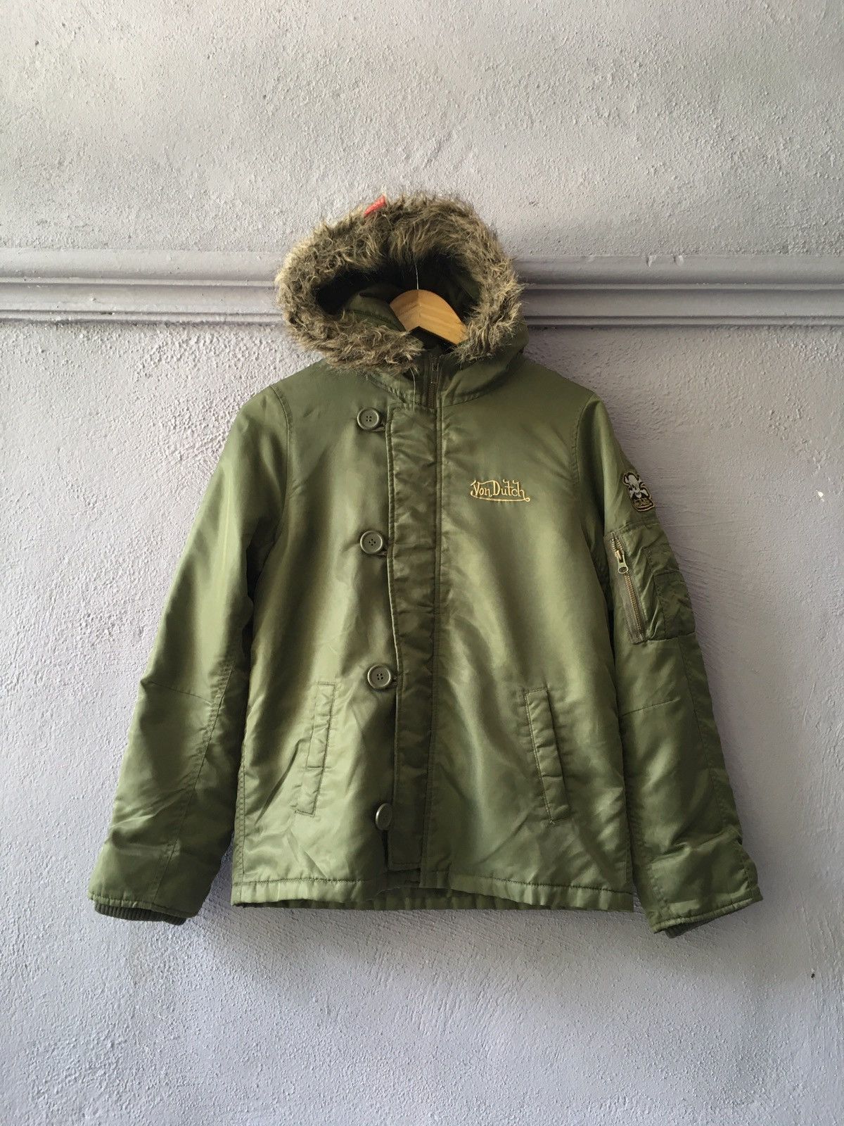 Hysteric Glamour × If Six Was Nine × Von Dutch ✨FLARE ✨VON DUTCH FUR HOODIE JACKET Size US M / EU 48-50 / 2 - 1 Thumbnail
