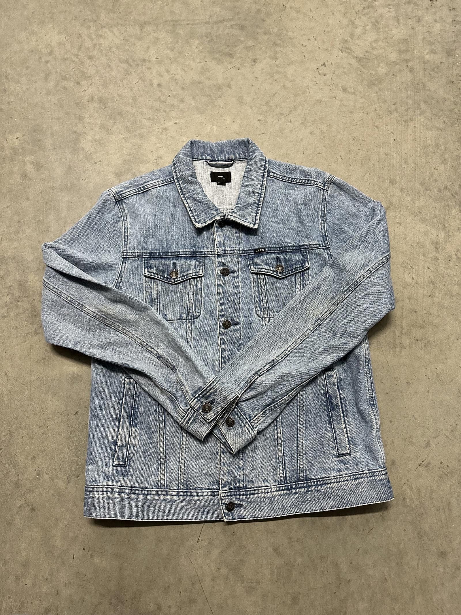 Designer × Obey Obey Denim Jacket Size US L / EU 52-54 / 3 - 2 Thumbnail