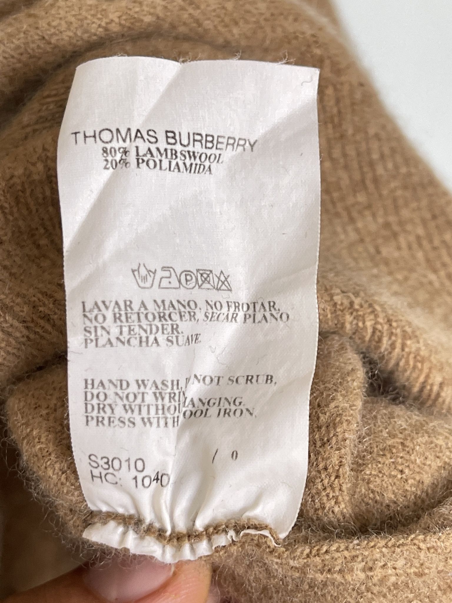 Burberry 🔥 Burberry sweater jumper wool size L camel Size US L / EU 52-54 / 3 - 9 Thumbnail