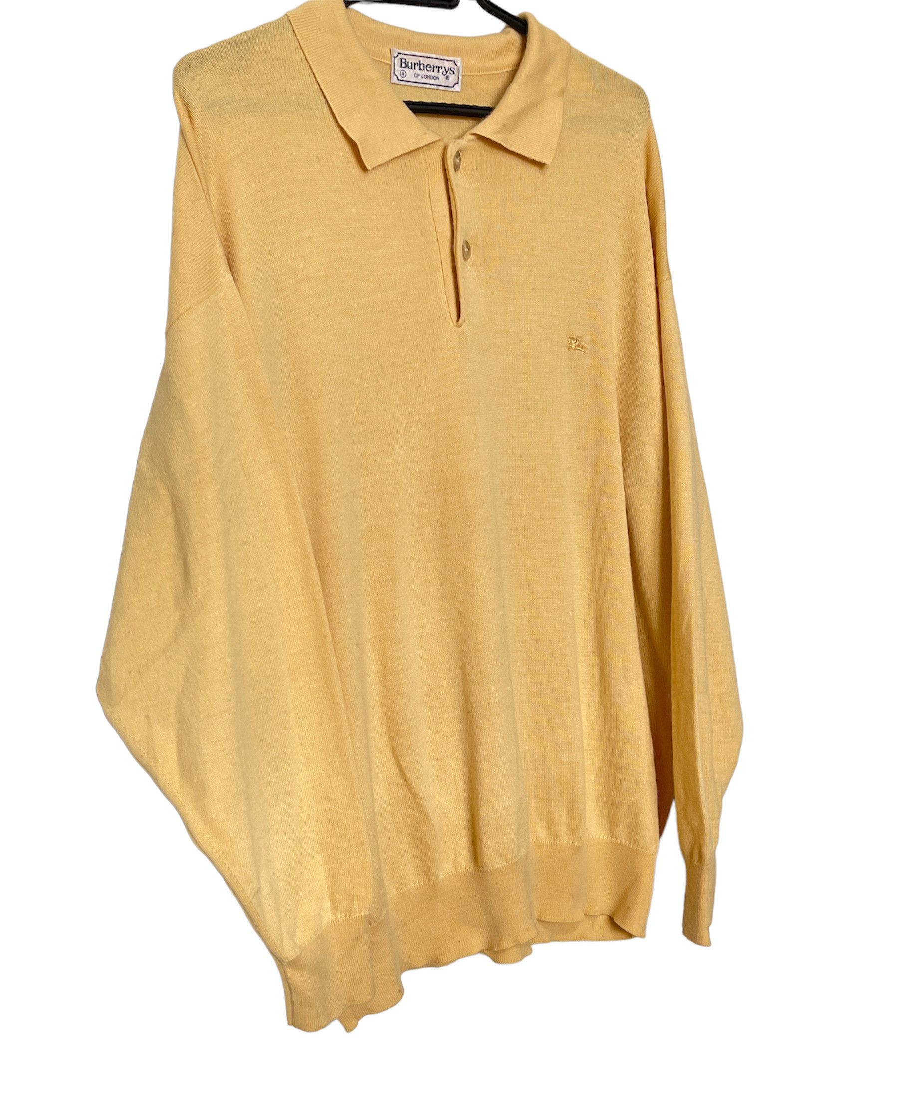 Burberry 🔥 polo Burberry sweater jumper wool size xl wool Size US XL / EU 56 / 4 - 2 Thumbnail