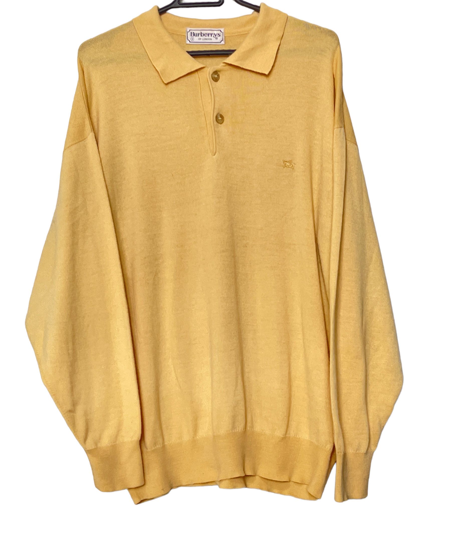 Burberry 🔥 polo Burberry sweater jumper wool size xl wool Size US XL / EU 56 / 4 - 1 Thumbnail