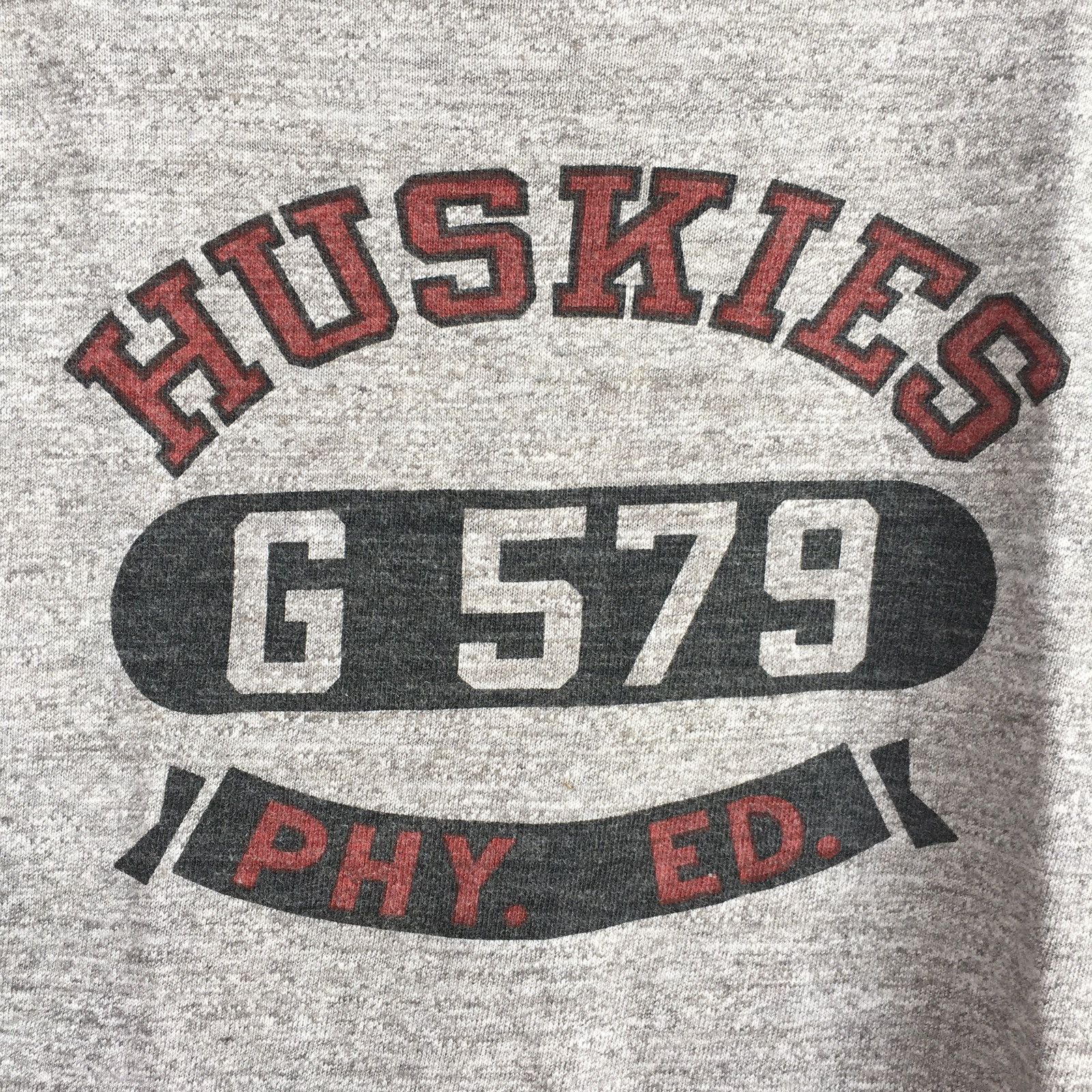 Warehouse Warehouse Ringer T Shirt HUSKIES PHY. ED. Size US M / EU 48-50 / 2 - 4 Thumbnail