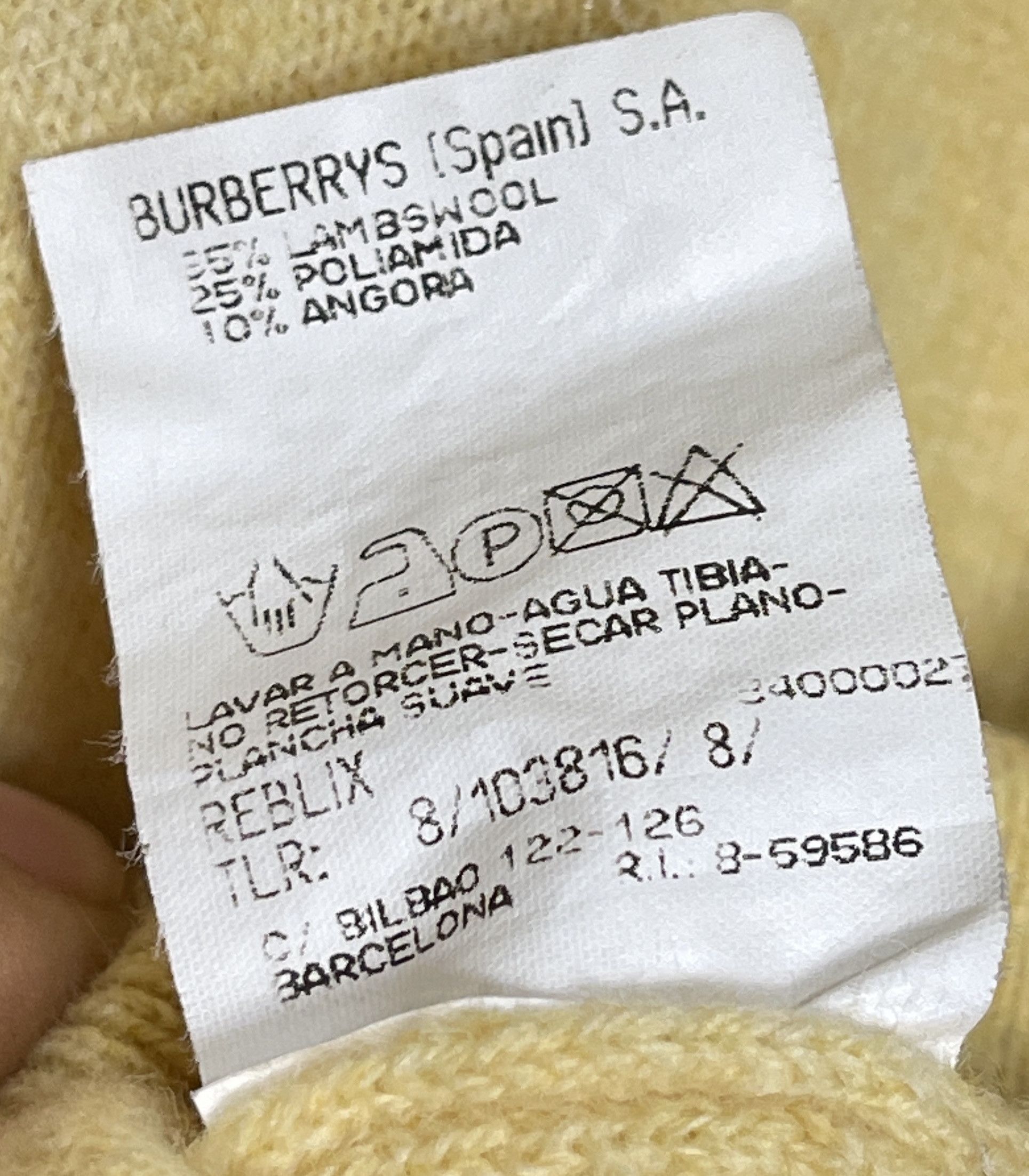 Burberry 🔥 Burberry heavy knitted wool sweater jumper wool size L Size US L / EU 52-54 / 3 - 6 Thumbnail