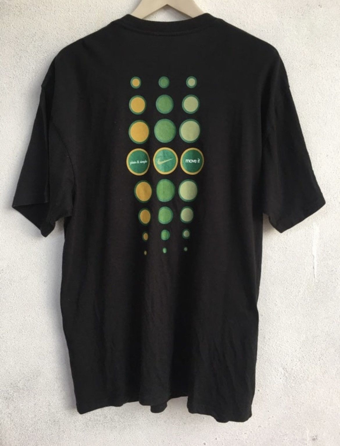 Nike Vintage 90s Nike just do it Plain and simple move it t shirt Size US XL / EU 56 / 4 - 1 Thumbnail