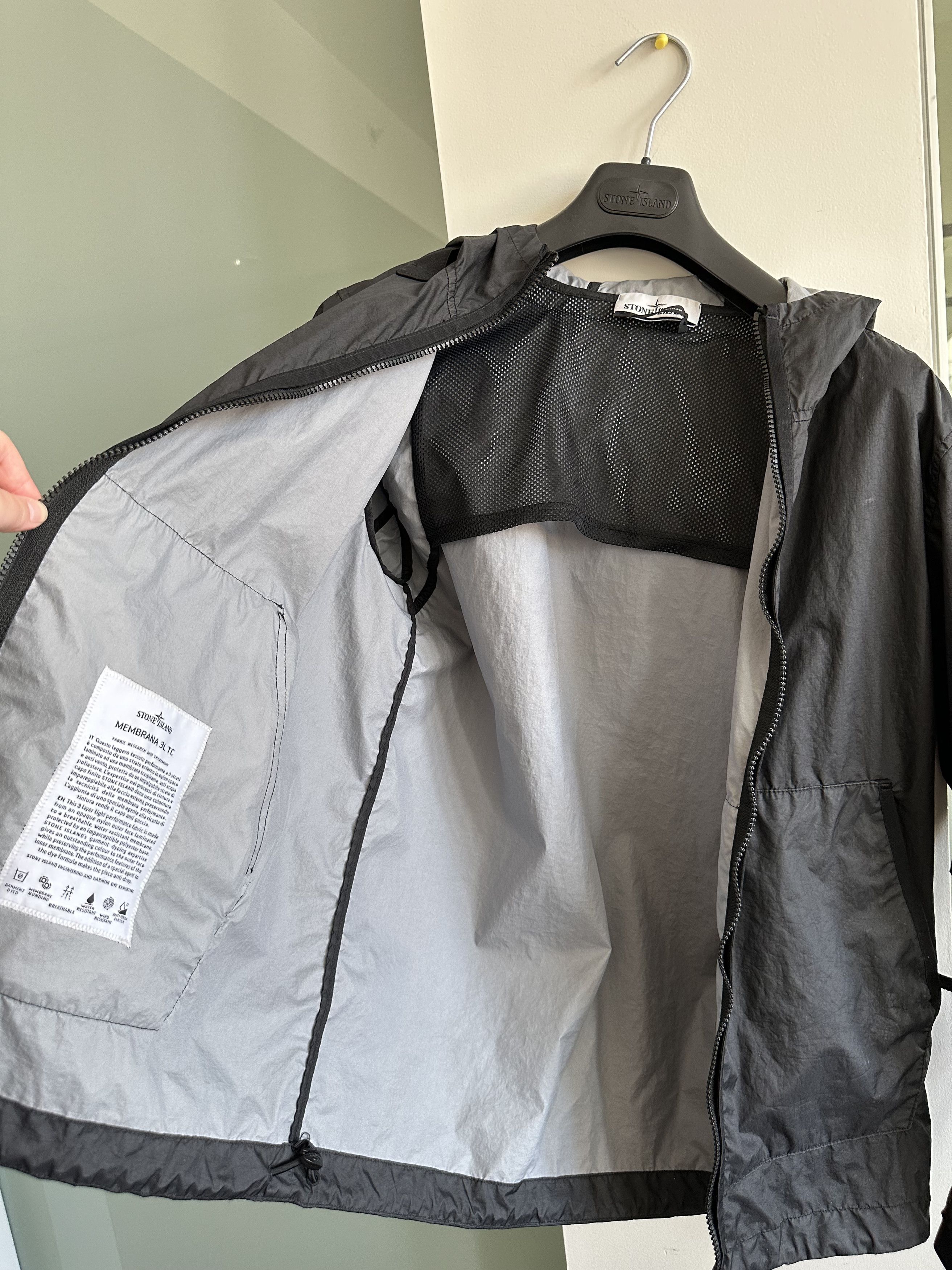 Stone Island Stone Island Membrana 3L-TC Jacket Black Size US M / EU 48-50 / 2 - 7 Thumbnail