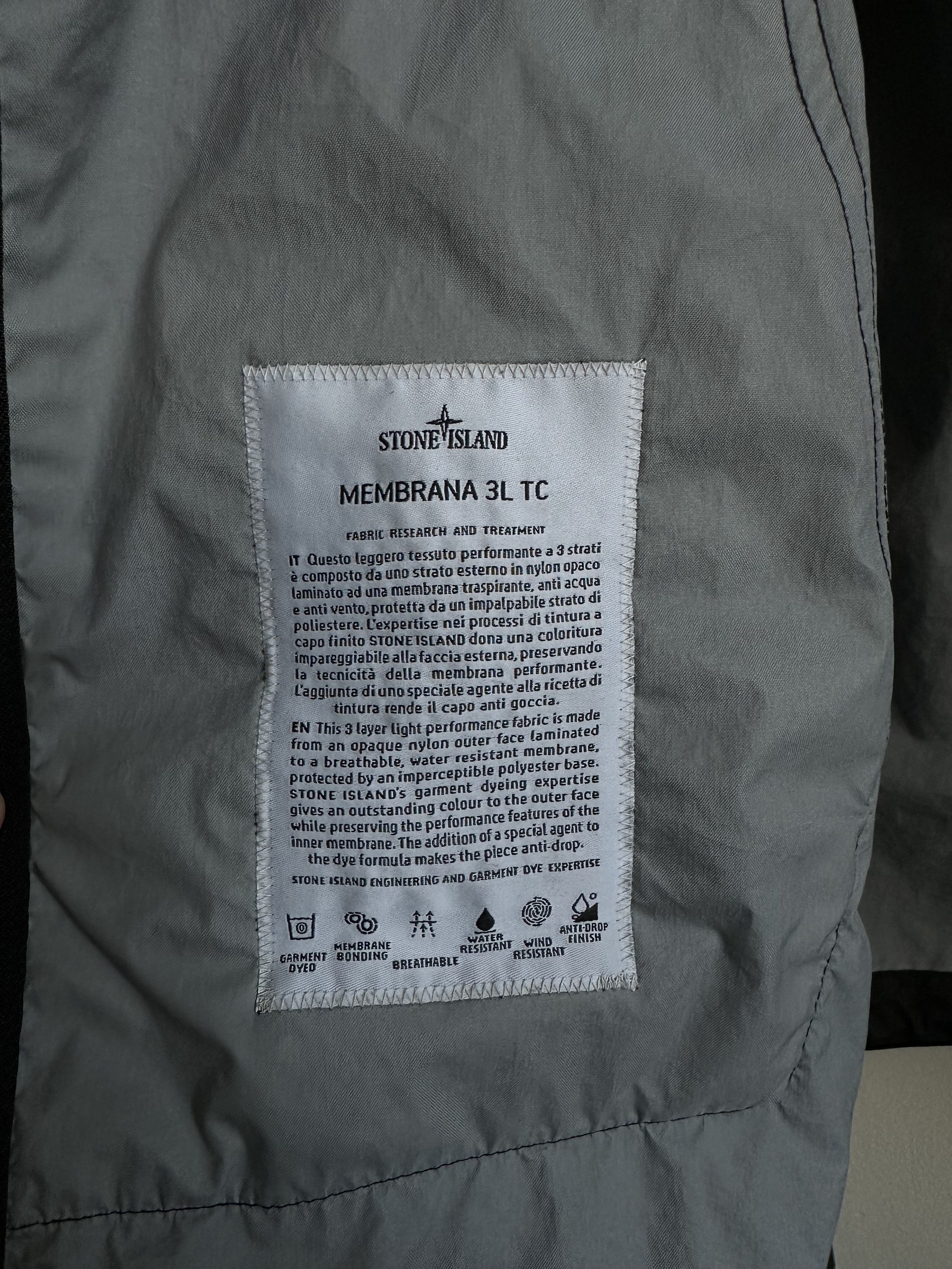 Stone Island Stone Island Membrana 3L-TC Jacket Black Size US M / EU 48-50 / 2 - 5 Thumbnail