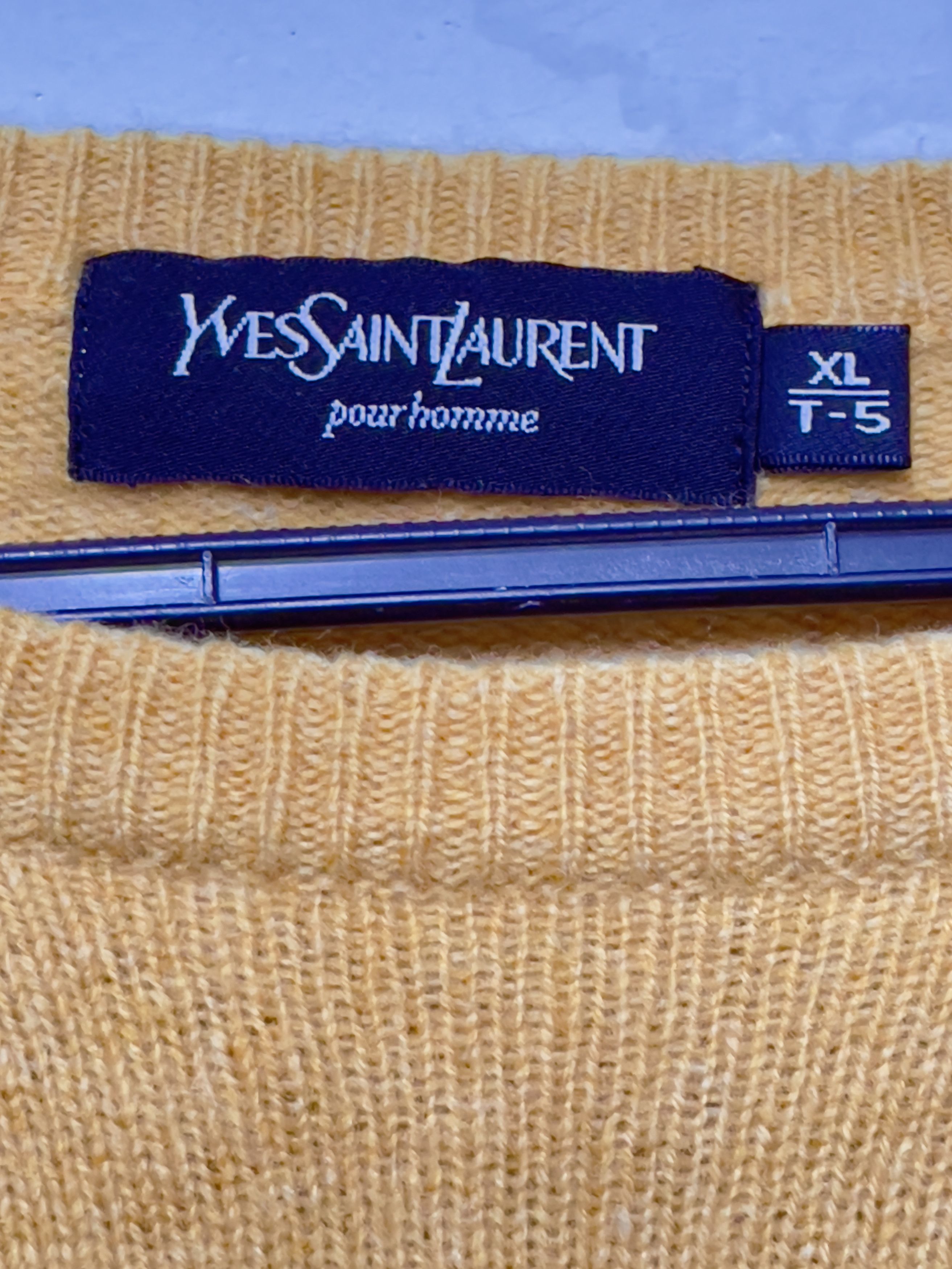 Yves Saint Laurent 🔥 YSL vintage Yves Saint Laurent sweater size L wool Size US L / EU 52-54 / 3 - 6 Thumbnail
