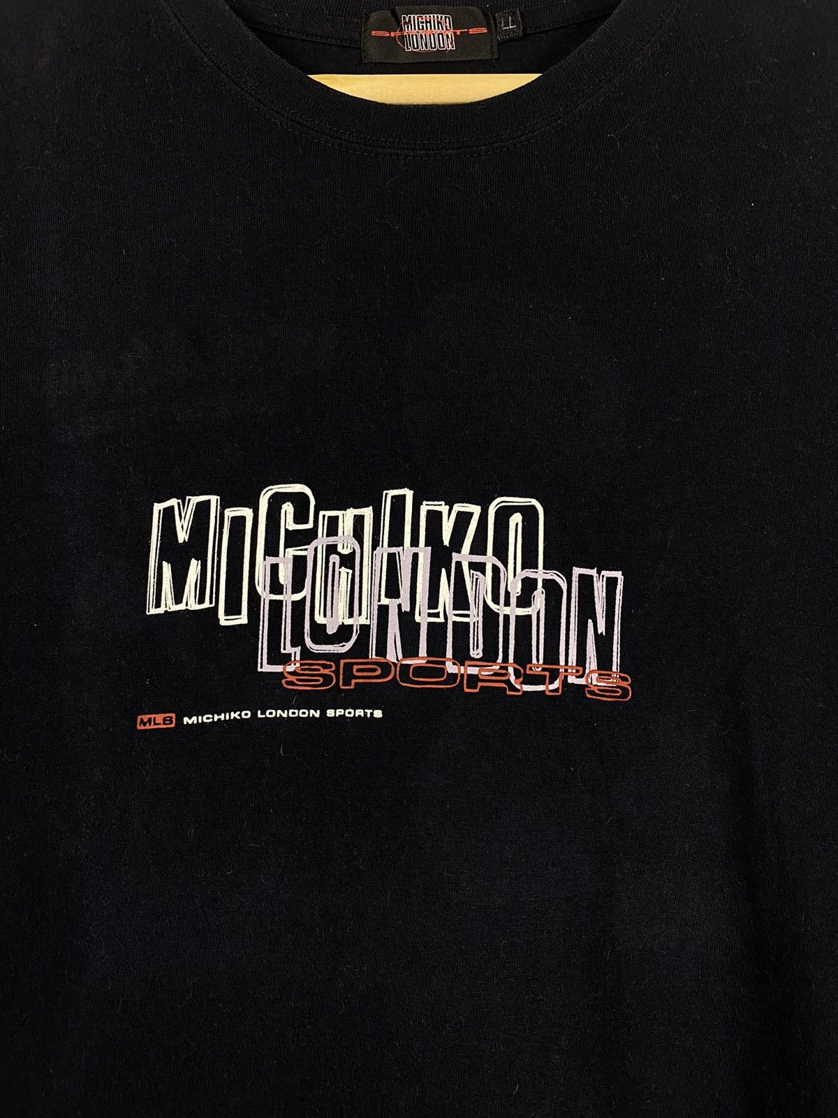 Japanese Brand OFFER🔥 Vintage Michiko London Sports Spellout Tees T Shirts Size US L / EU 52-54 / 3 - 2 Thumbnail