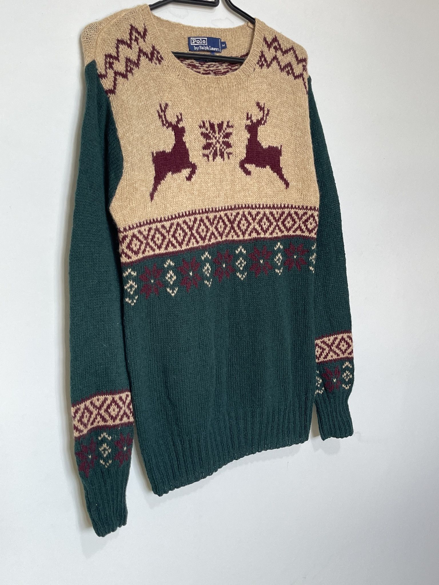 Polo Ralph Lauren 🔥polo Ralph Lauren sweater jumper hand knitted wool size M Size US M / EU 48-50 / 2 - 2 Thumbnail