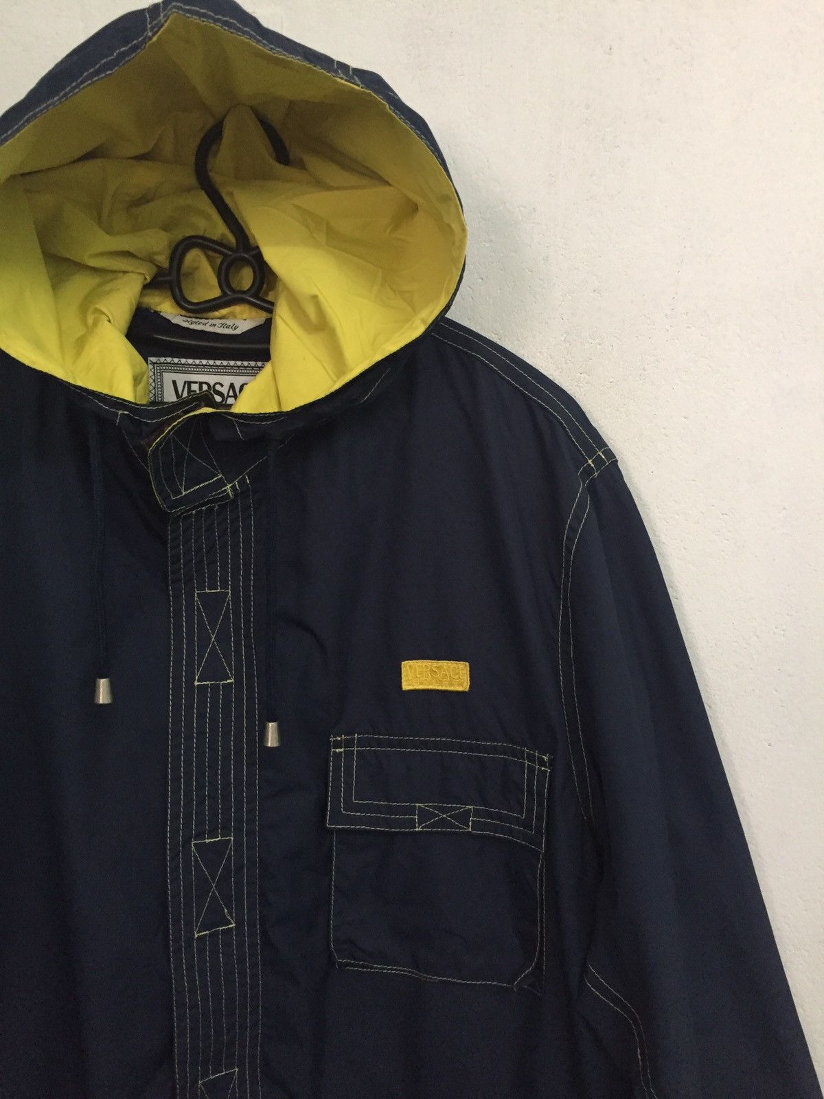 Versace Versace Sport Nylon Jacket Hoodie Made in Italy Size US M / EU 48-50 / 2 - 4 Thumbnail