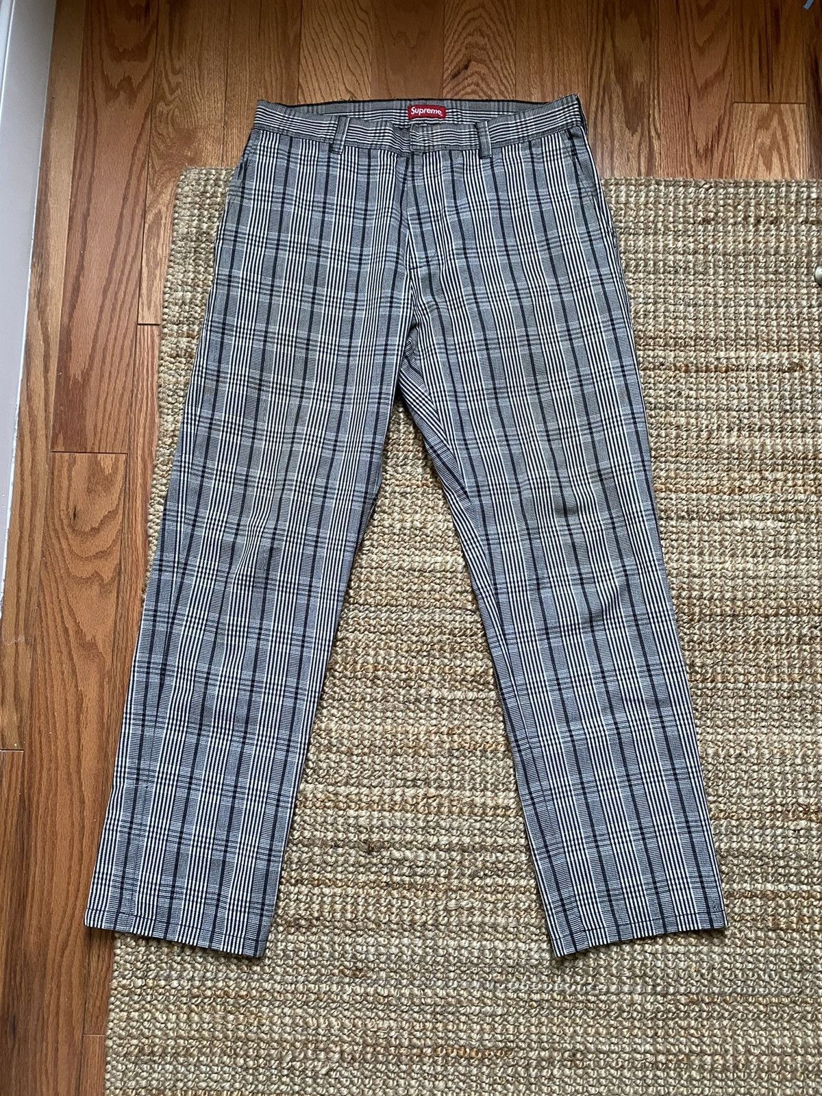 Supreme Supreme houndstooth chino | Grailed