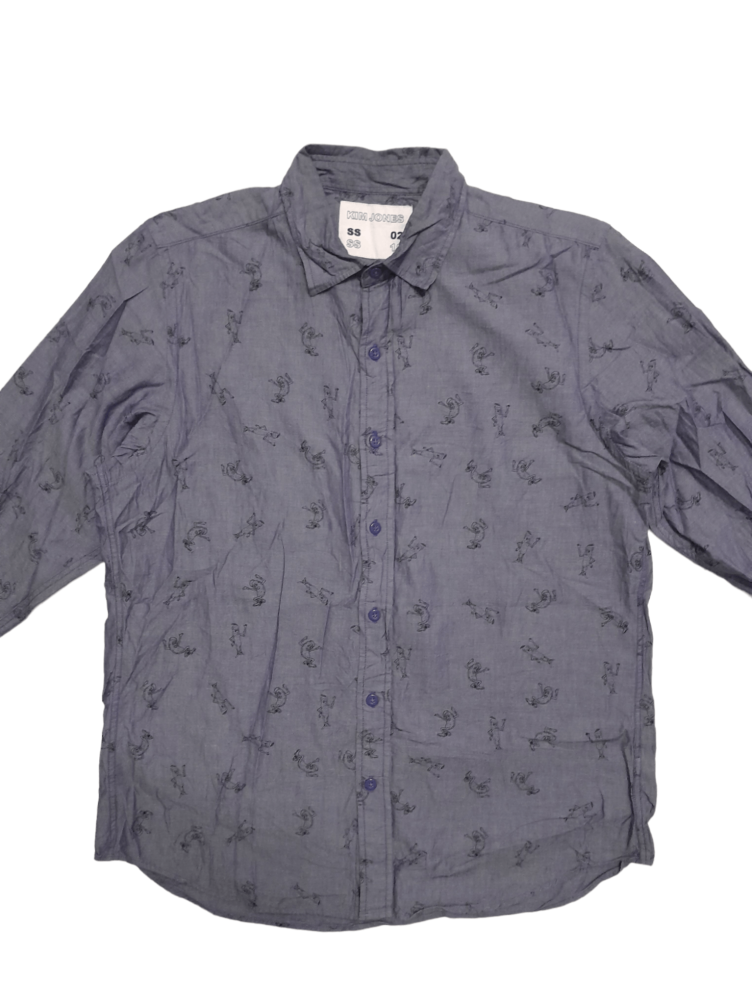 Kim Jones Kim Jones Full Print Shirt Button (E842) Size US L / EU 52-54 / 3 - 2 Thumbnail