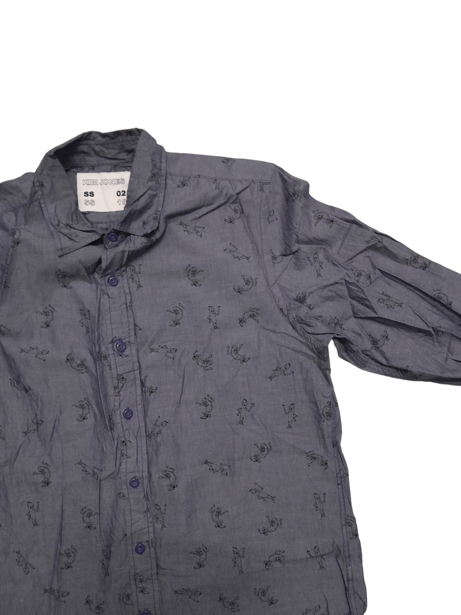 Kim Jones Kim Jones Full Print Shirt Button (E842) Size US L / EU 52-54 / 3 - 4 Thumbnail
