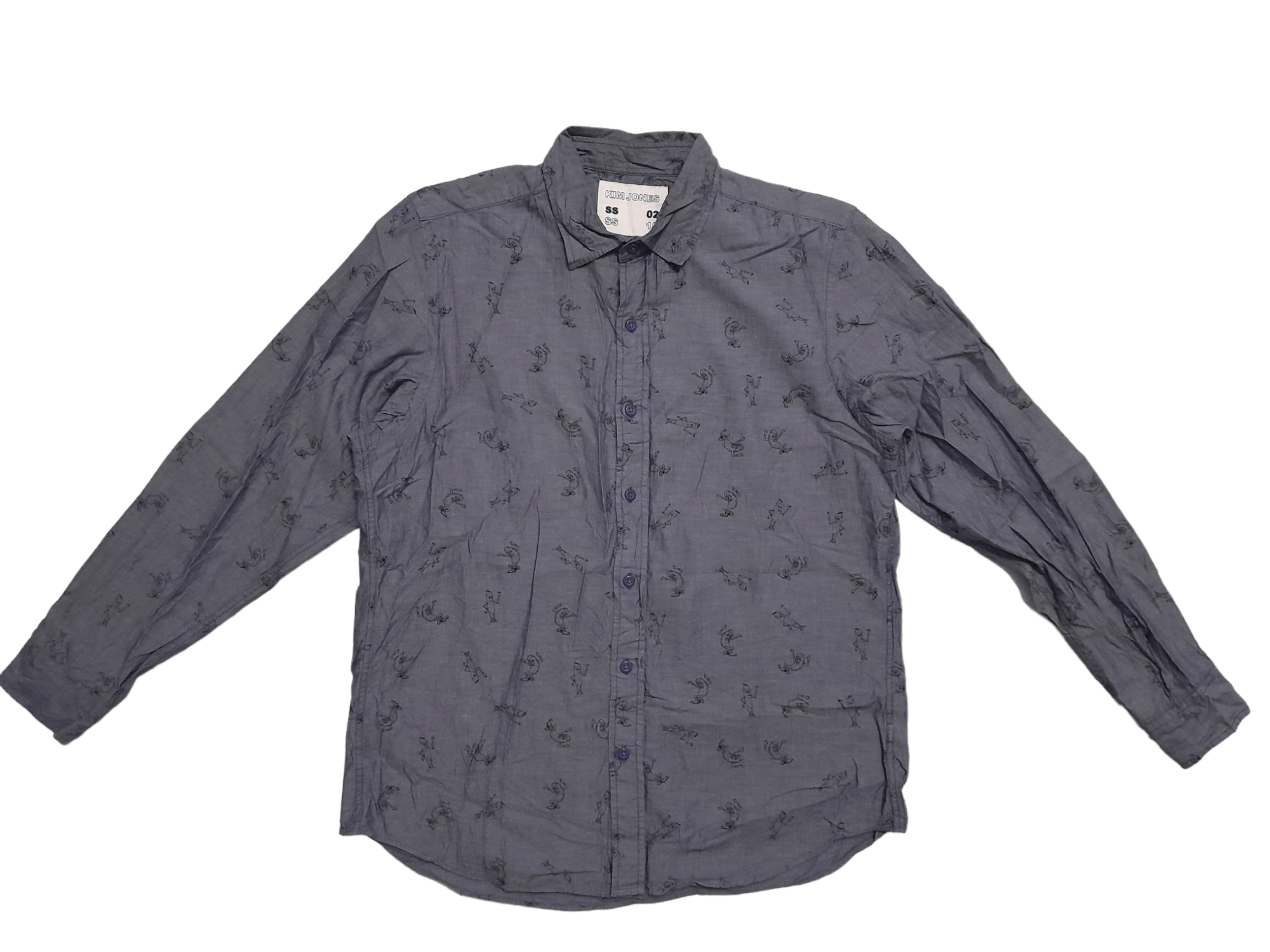 Kim Jones Kim Jones Full Print Shirt Button (E842) Size US L / EU 52-54 / 3 - 1 Thumbnail