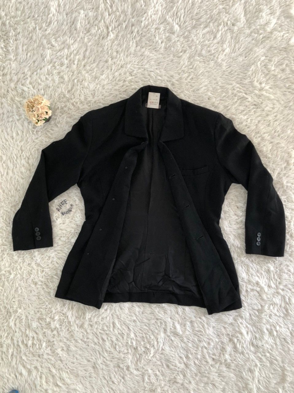 Japanese Brand Alfaspin wool jacket made in Japan Size S / US 4 / IT 40 - 3 Thumbnail