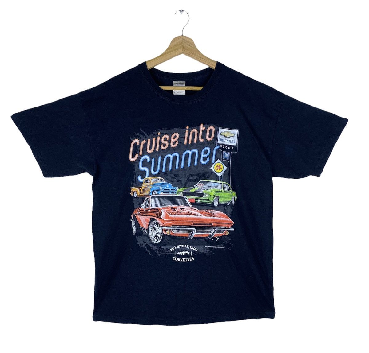 Vintage Chevrolet Classic Cruise Into Summer Tees T Shirts
