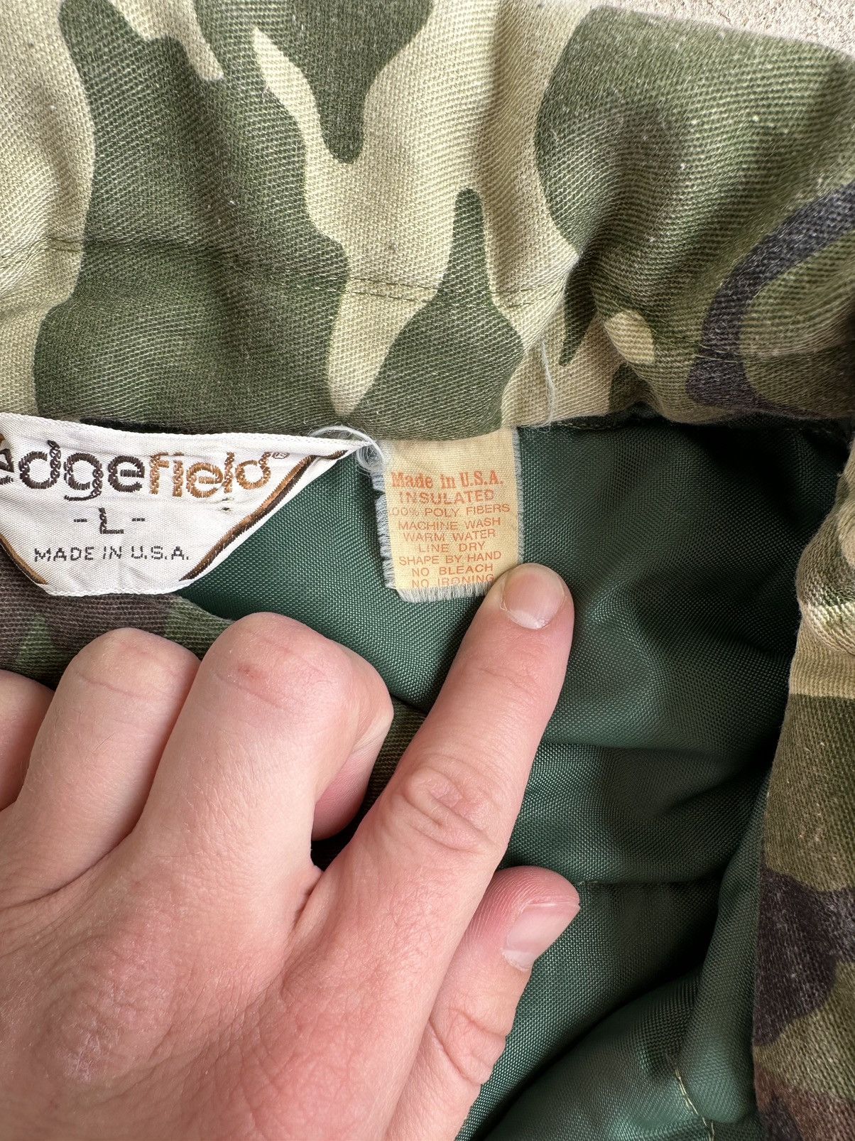 Vintage Vintage Sedgefield Made In USA Insulated Camo Puffer coat Size US L / EU 52-54 / 3 - 4 Thumbnail