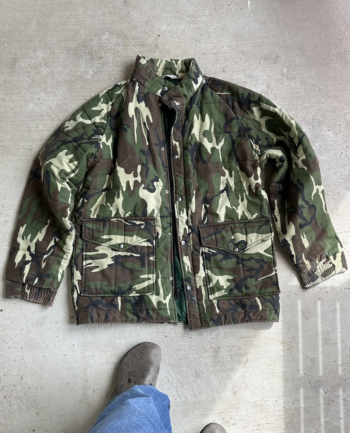 Vintage Vintage Sedgefield Made In USA Insulated Camo Puffer coat Size US L / EU 52-54 / 3 - 1 Thumbnail