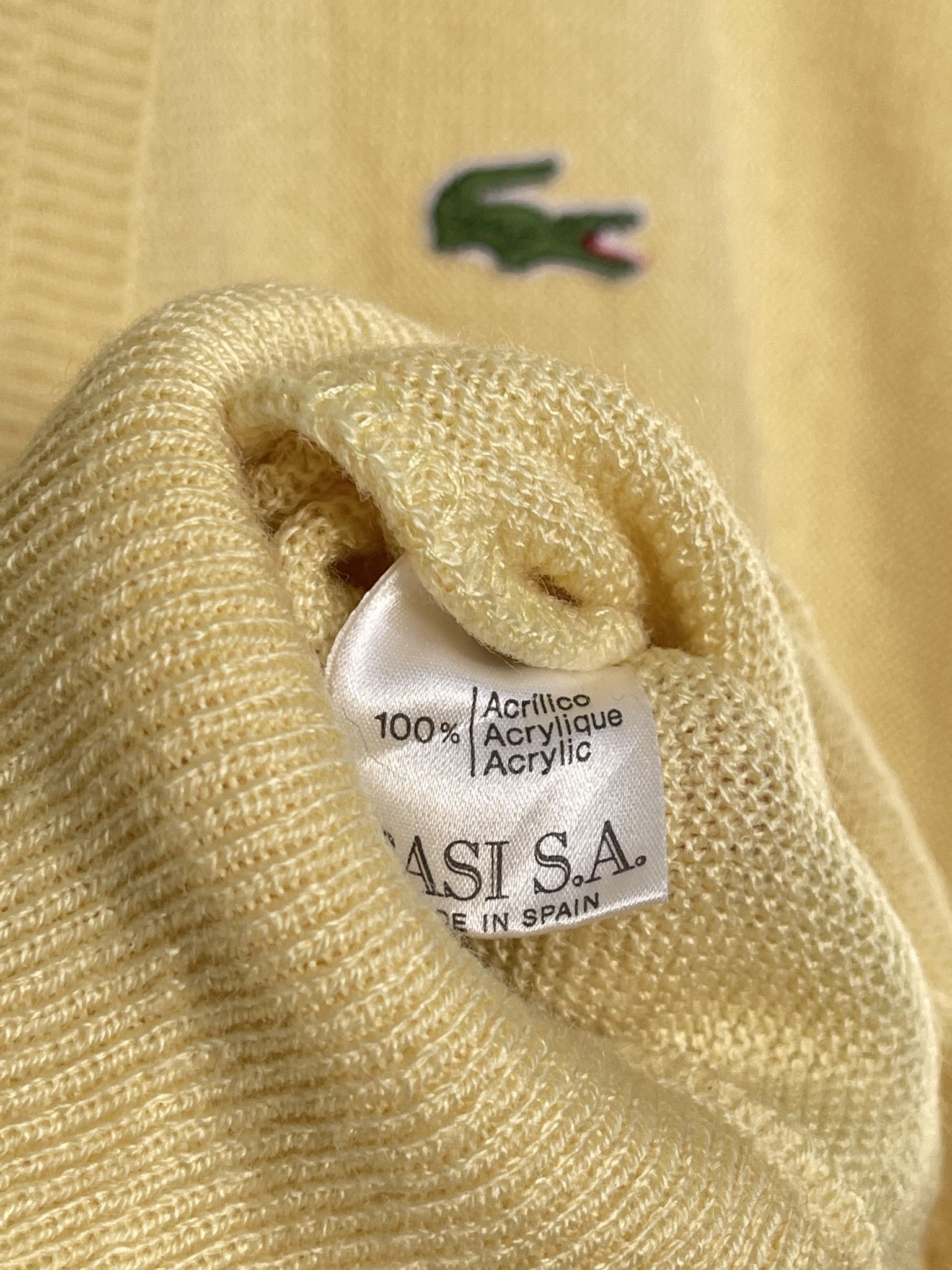 Lacoste 🔥vintage 90’s Cardigan lacoste size xl / xxl Size US XL / EU 56 / 4 - 6 Thumbnail