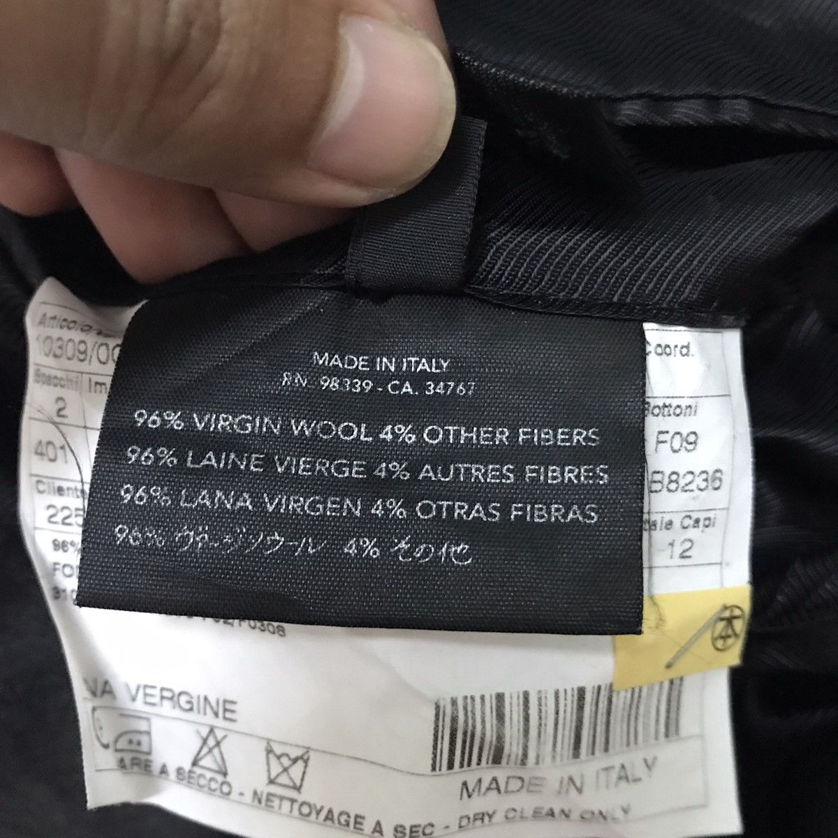 Prada Prada Suit Jacket Coat Made in Italy Size 50R - 18 Thumbnail