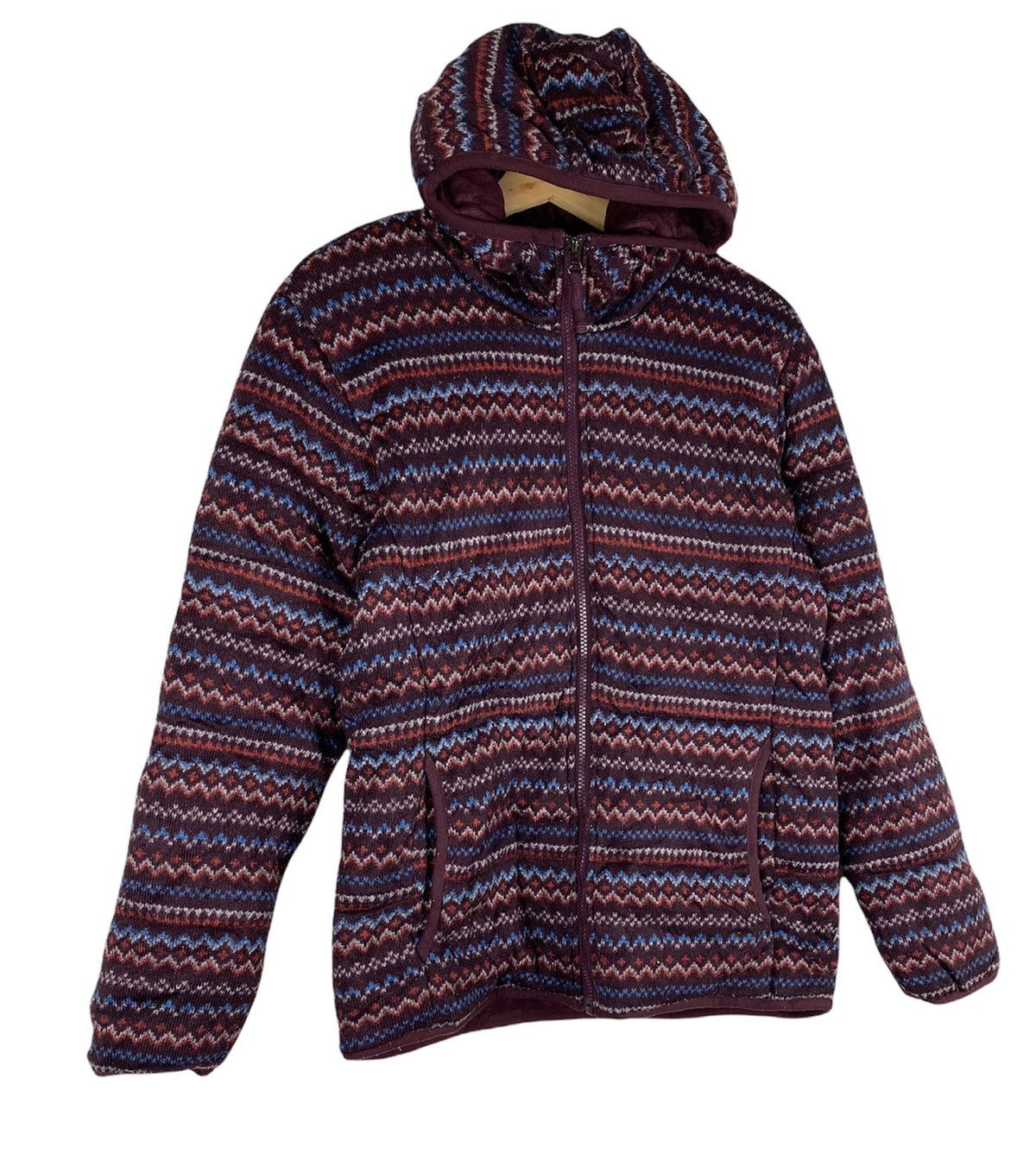 Japanese Brand Need Gone 🔥 Vintage Native Hoodie Zipper Sweater By Uniqlo Size US L / EU 52-54 / 3 - 2 Thumbnail