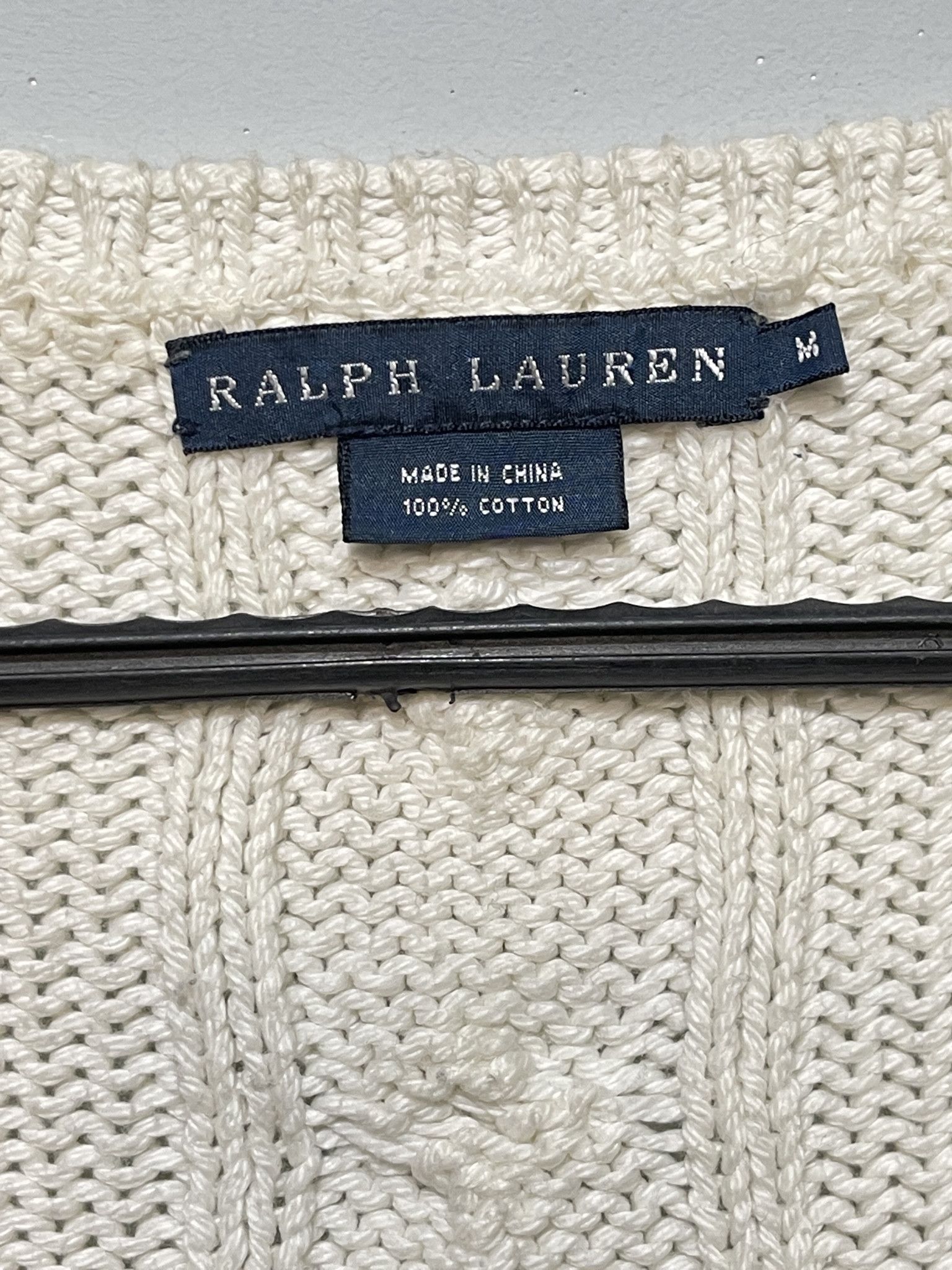 Ralph Lauren 🔥 women heavy sweater cable Ralph Lauren jumper size L Size L / US 10 / IT 46 - 5 Thumbnail