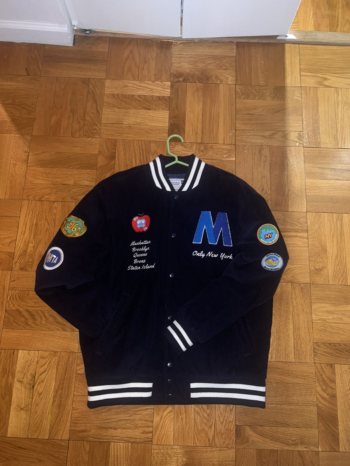 Only NY OnlyNY x MTA Varsity Bomber Jacket | Grailed