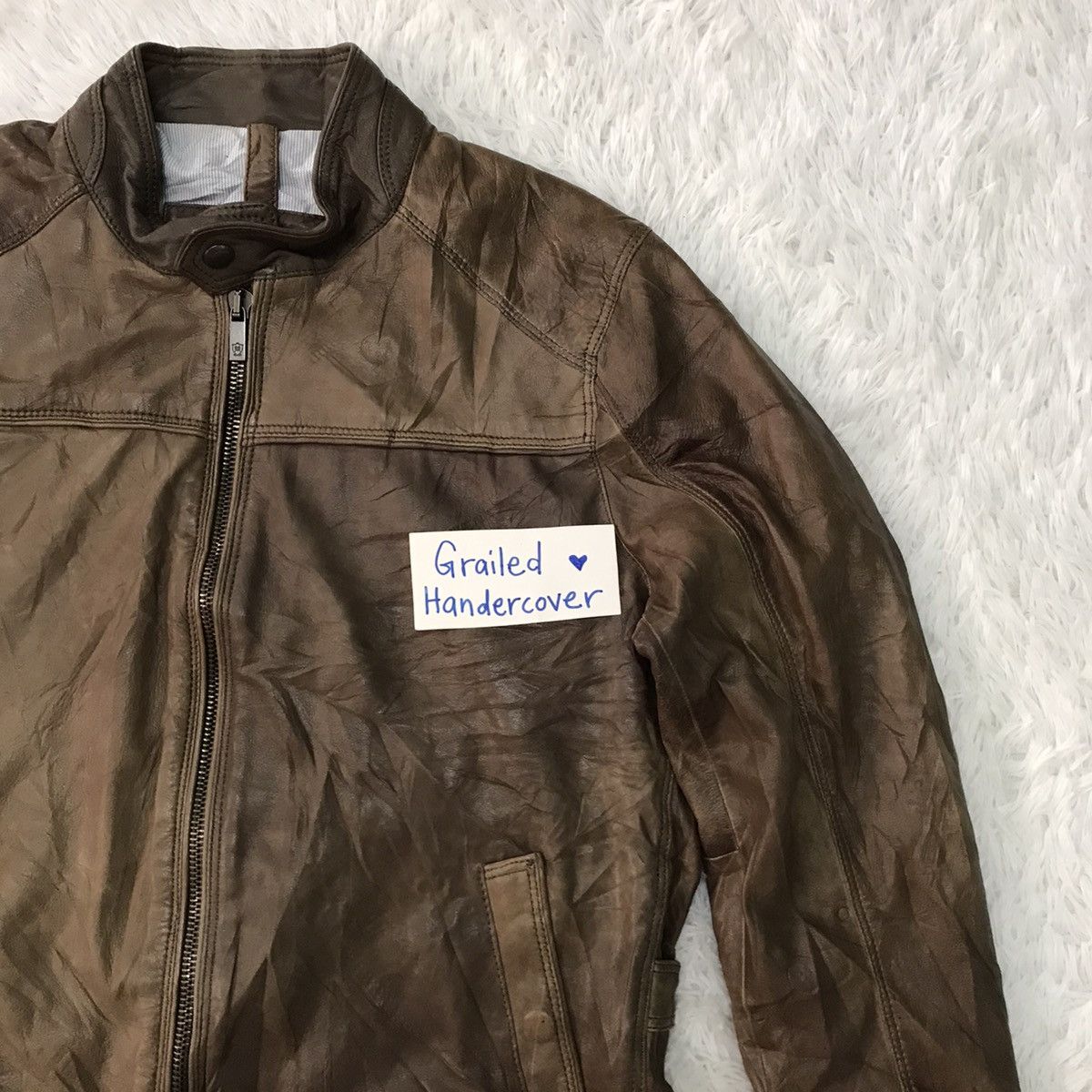 Massimo Dutti Massimo Dutti 100% Sheep Leather Jacket Size US L / EU 52-54 / 3 - 4 Thumbnail