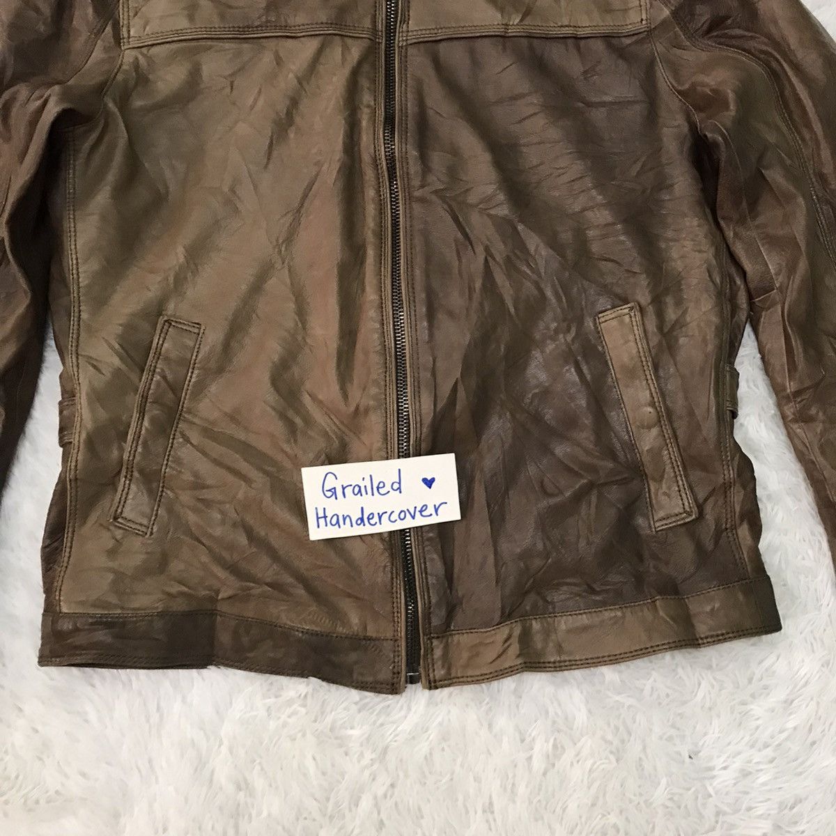 Massimo Dutti Massimo Dutti 100% Sheep Leather Jacket Size US L / EU 52-54 / 3 - 7 Thumbnail
