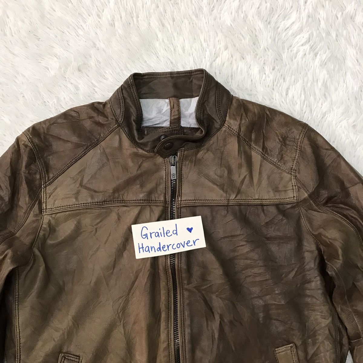 Massimo Dutti Massimo Dutti 100% Sheep Leather Jacket Size US L / EU 52-54 / 3 - 8 Thumbnail